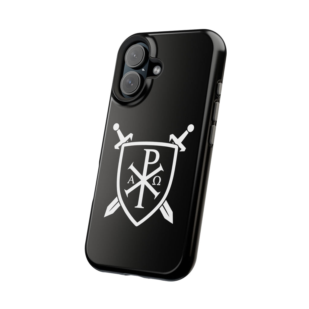 Swords and Shield Pi Chi Rho Graphic Design Magnetic Impact-Resistant Cases