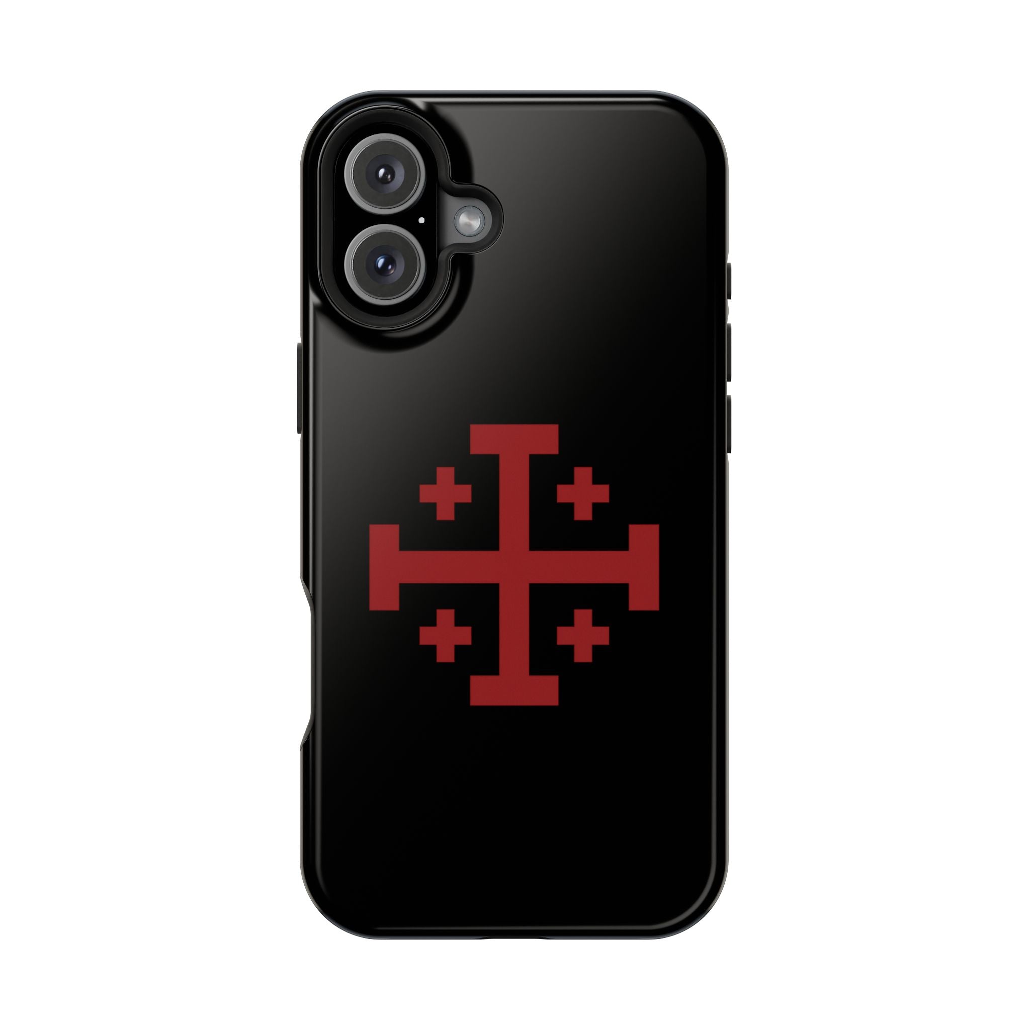 Cross Of Jerusalem Red Design Magnetic Impact-Resistant Cases