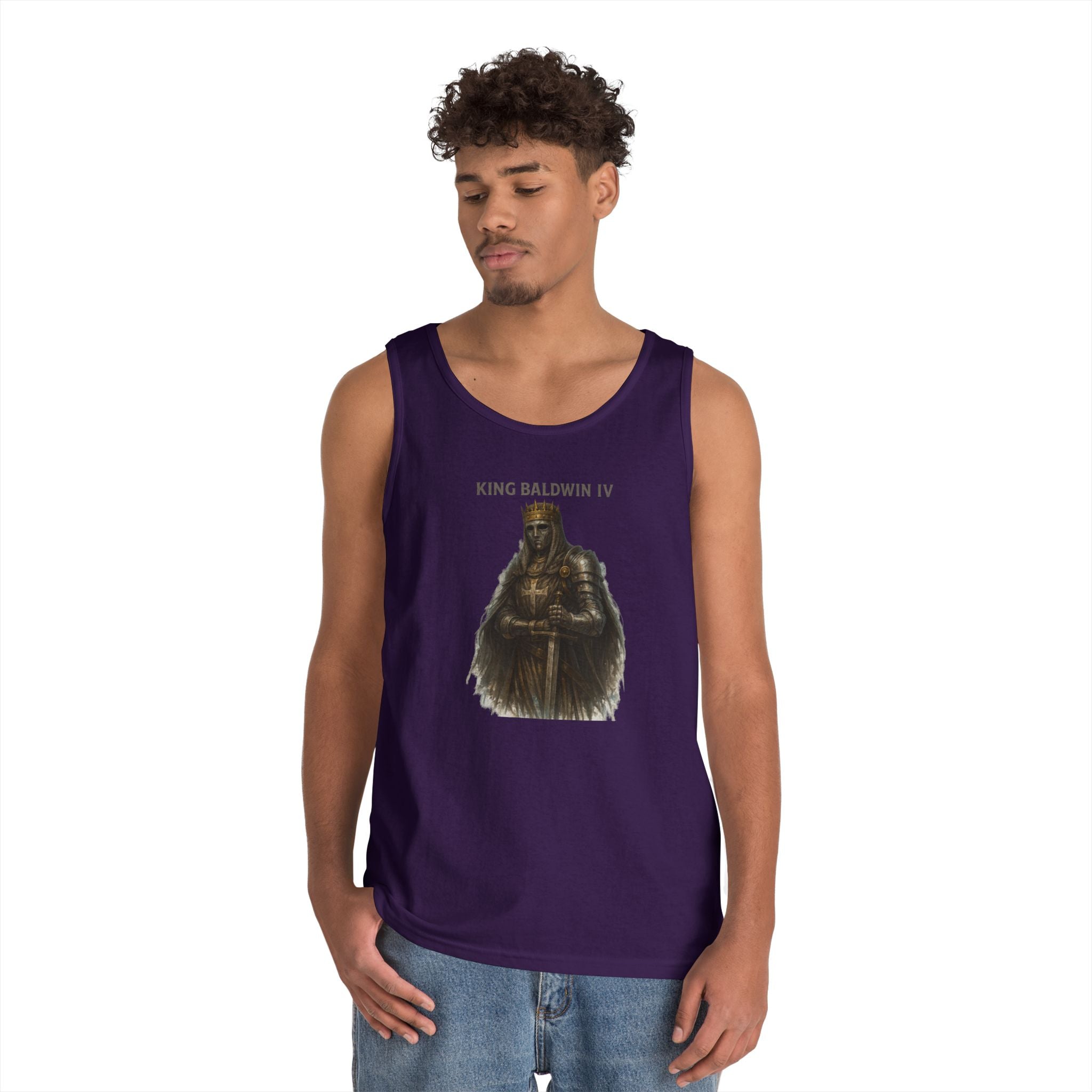 King Baldwin IV Unisex Heavy Cotton Tank Top