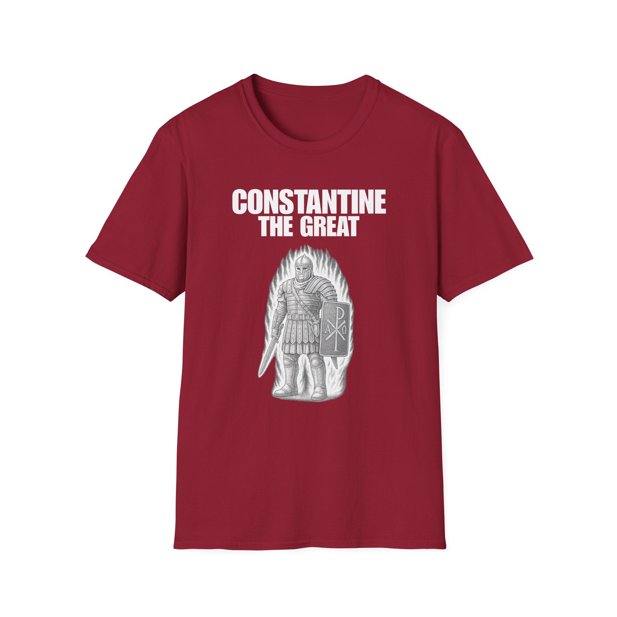 Constantine the Great White Design Unisex Softstyle T-Shirt