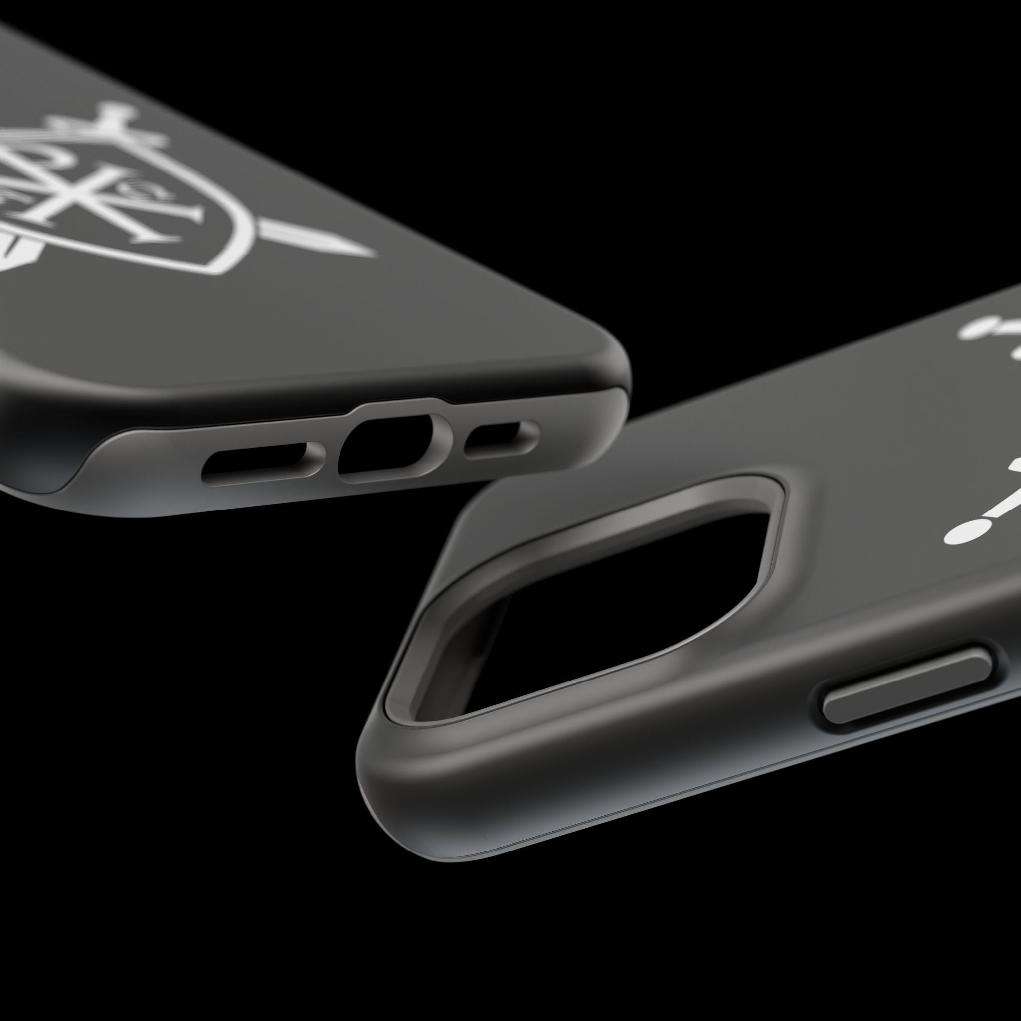 Swords and Shield Pi Chi Rho Graphic Design Magnetic Impact-Resistant Cases