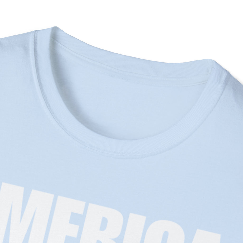 America First (Text Only) Unisex Softstyle T-Shirt