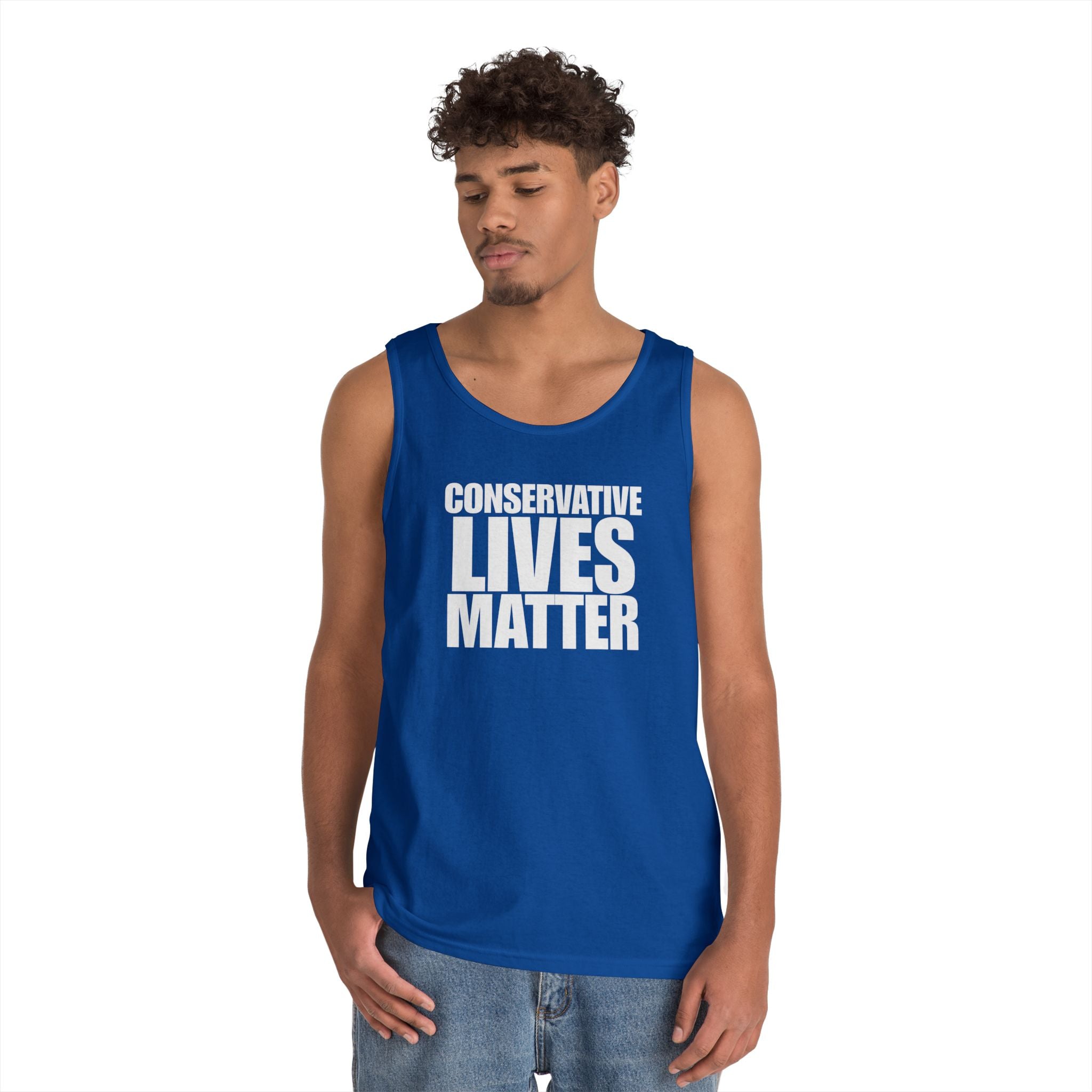 Conservative Lives Matter Heavy Cotton Tank Top