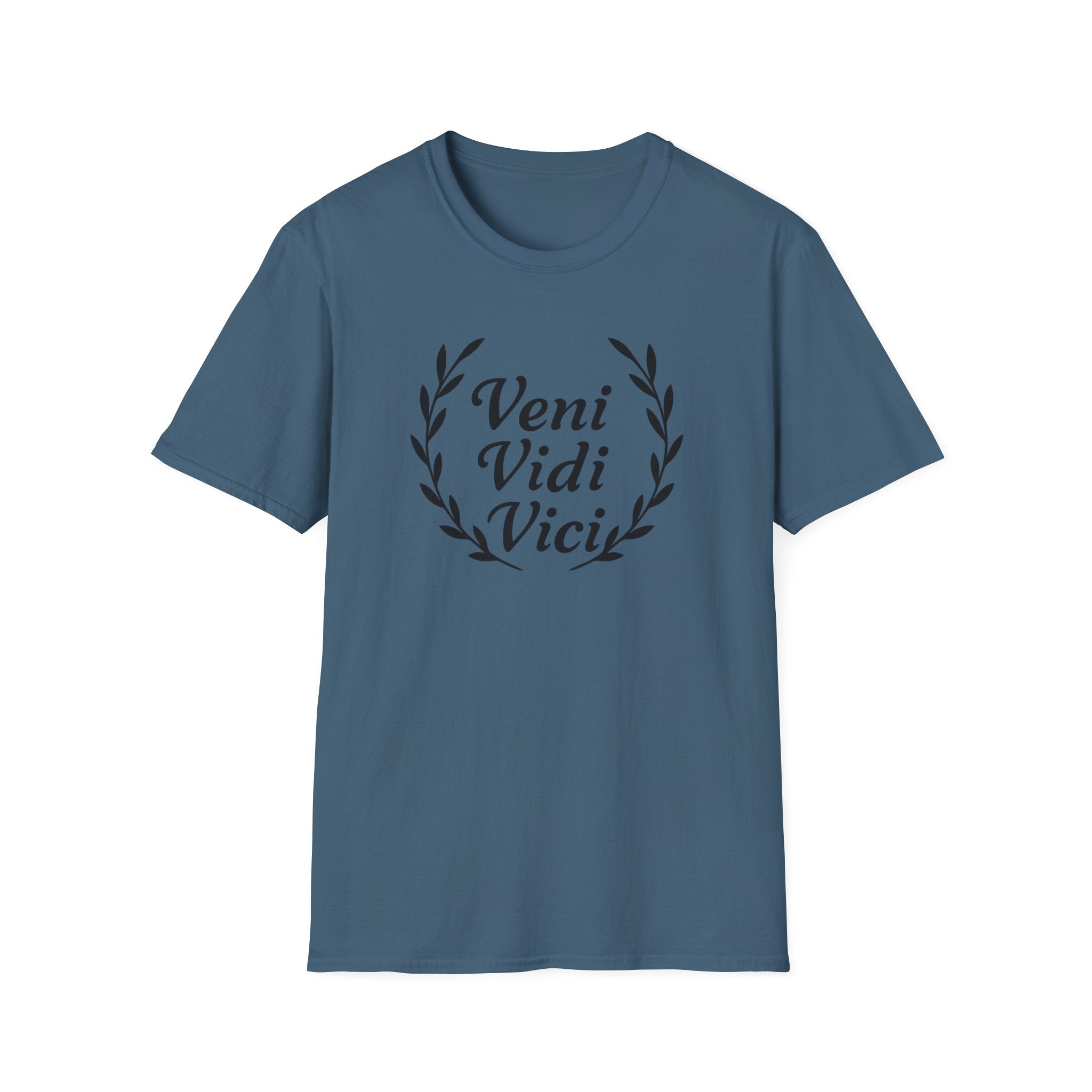Veni Vidi Vici Black Design T-Shirt