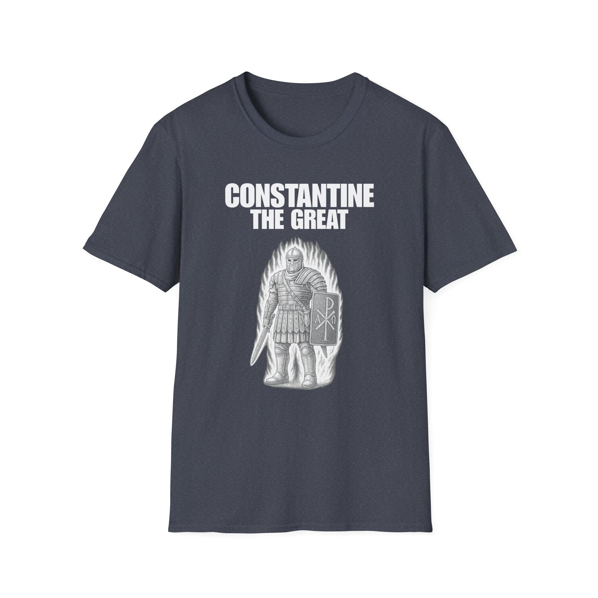 Constantine the Great White Design Unisex Softstyle T-Shirt