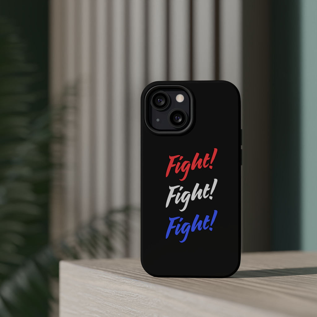 Magnetic Phone Cases, Motivational Phone Cover, Fight! Fight! Fight! Case, Personalized Phone Accessory, Unique Gift for Fighters