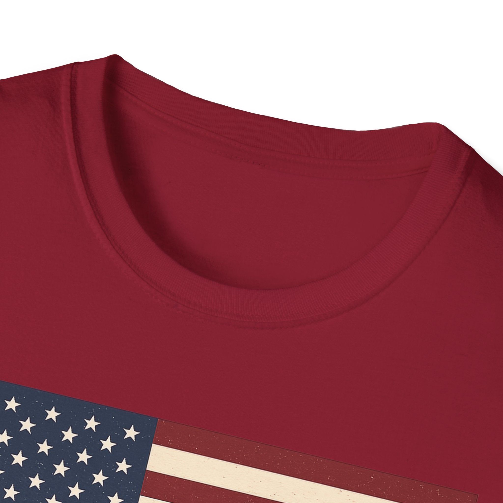 American Flag Softstyle Cotton Shirt T-Shirt