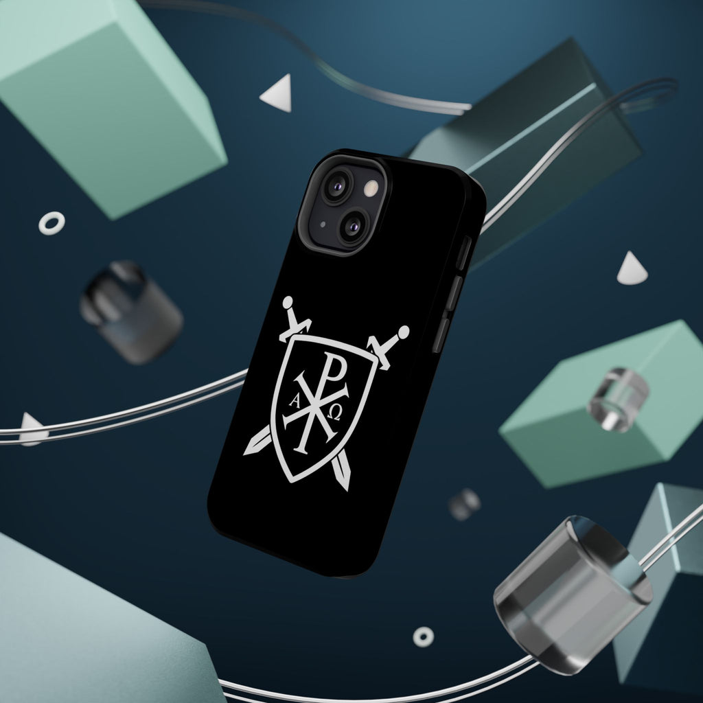 Swords and Shield Pi Chi Rho Graphic Design Magnetic Impact-Resistant Cases