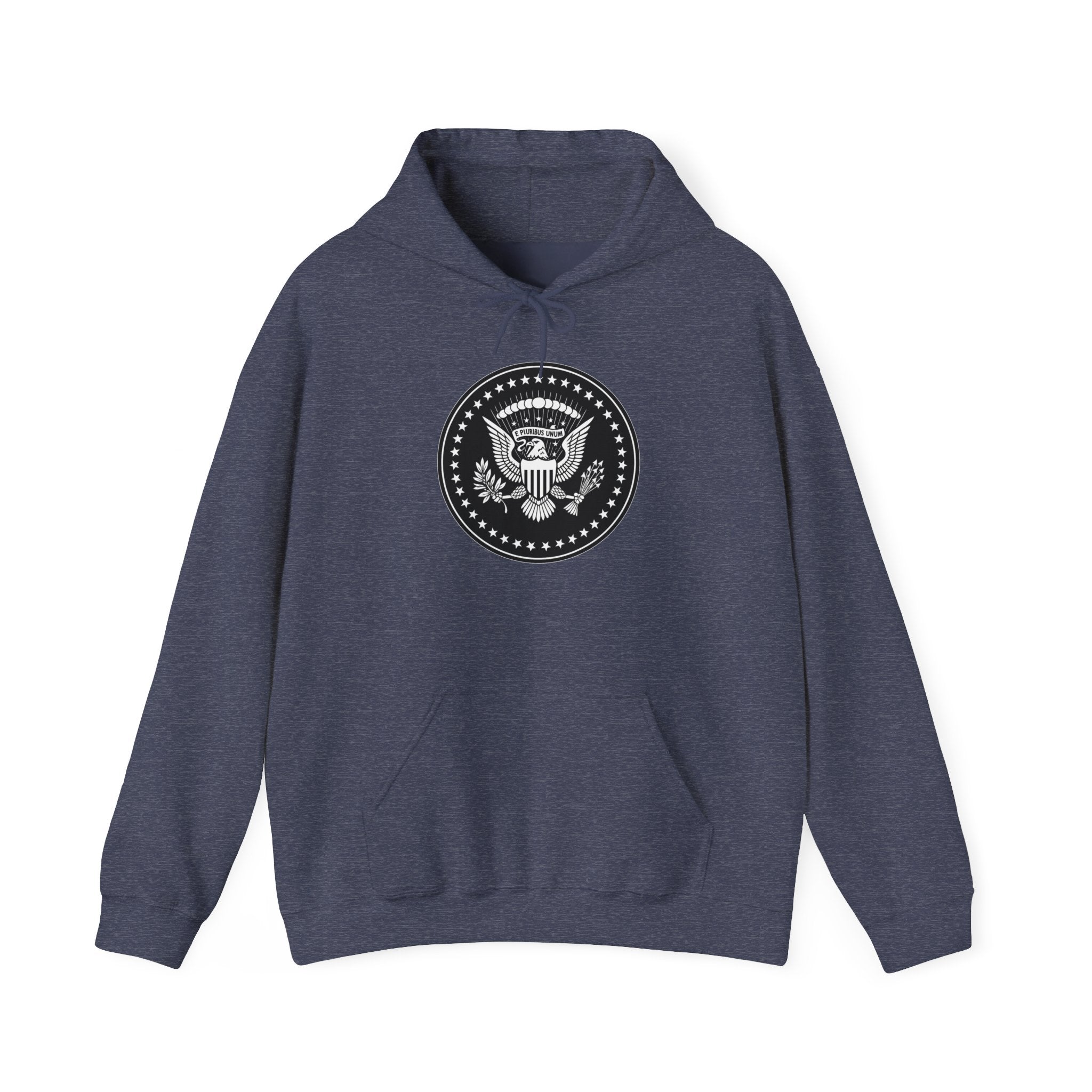 Presidential Seal American Eagle Graphic Pull Over Hoodie Sweatshirt