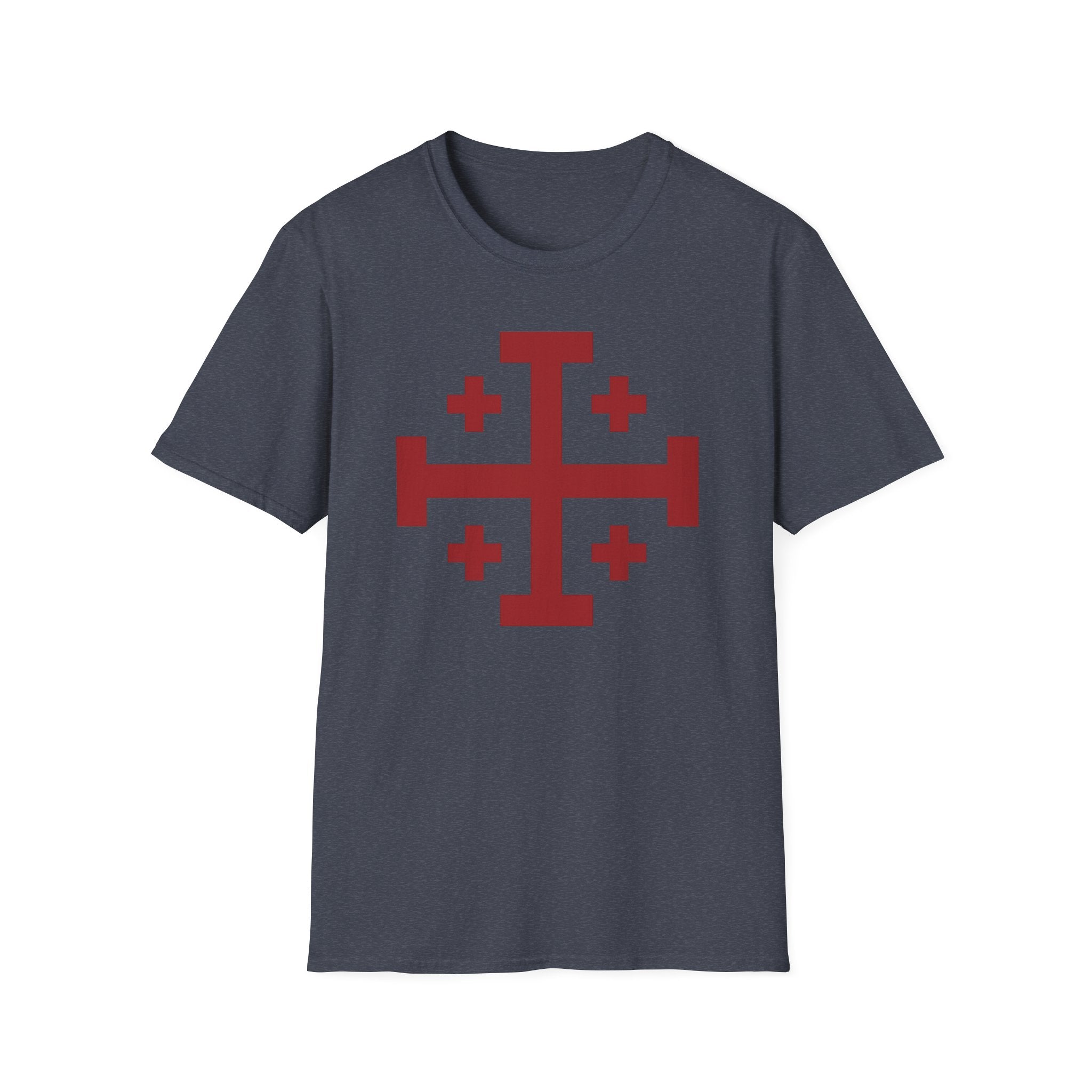 Cross of Jerusalem Red Design Softstyle T-Shirt