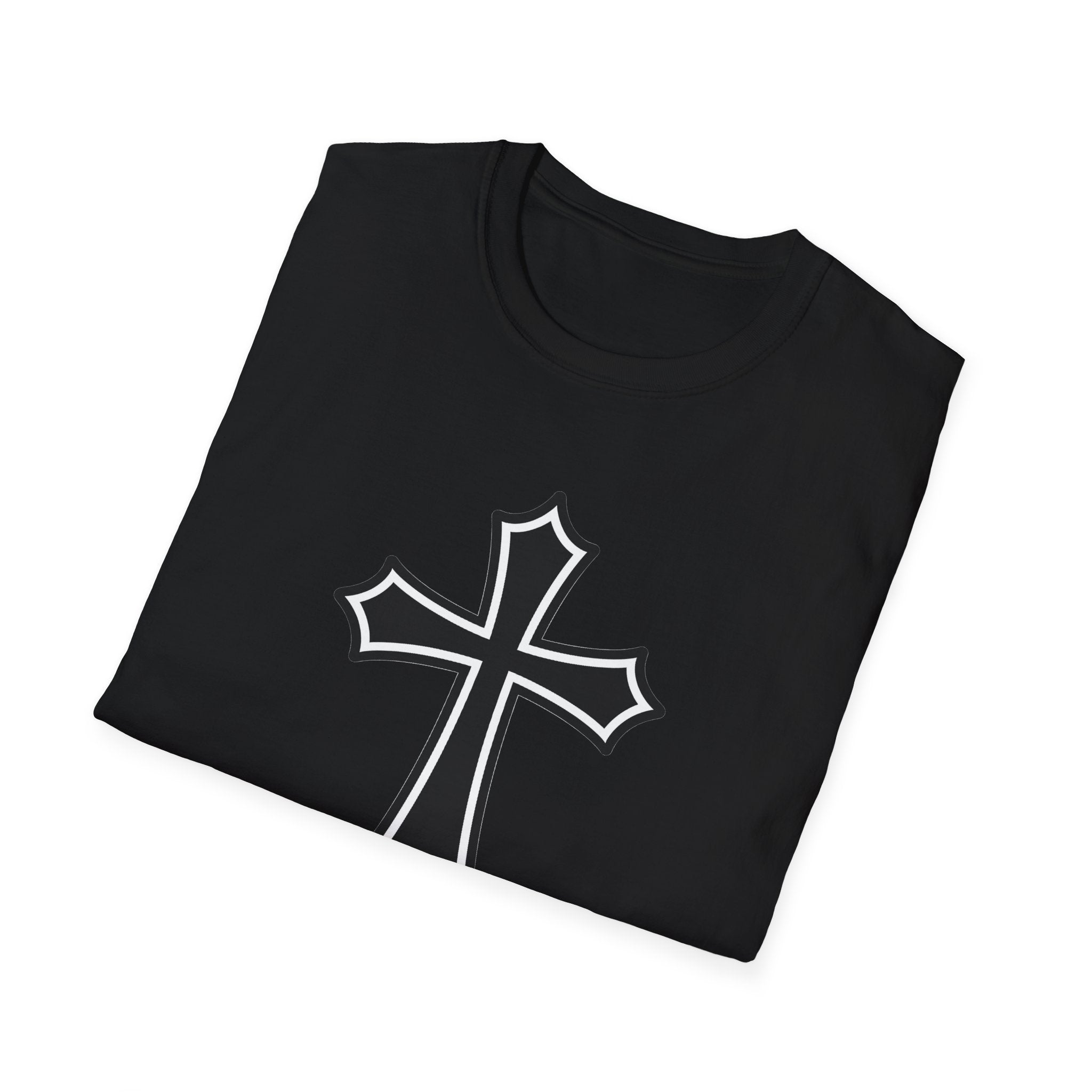 Medieval Style Cross Softstyle T-Shirt