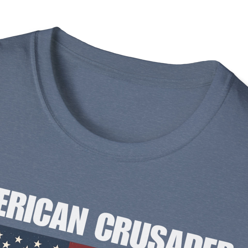 American Crusader Alt Color Design Softstyle Cotton T-Shirt