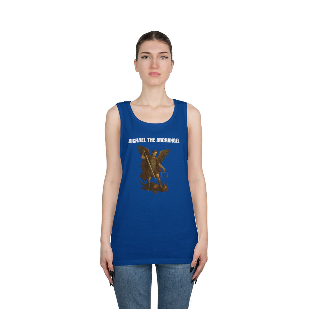 Michael The Arch Angel Heavy Cotton Tank Top