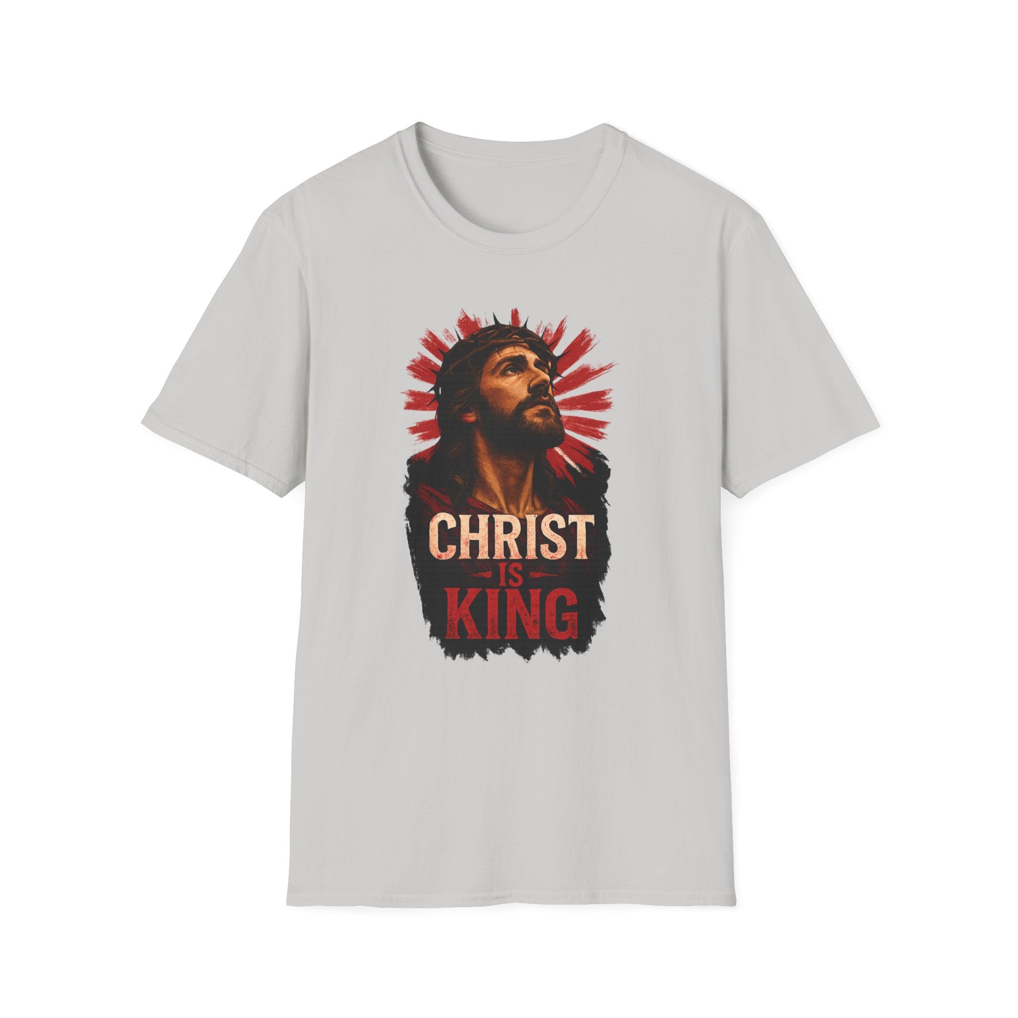 Christ is King Unisex Softstyle T-Shirt Alt Design