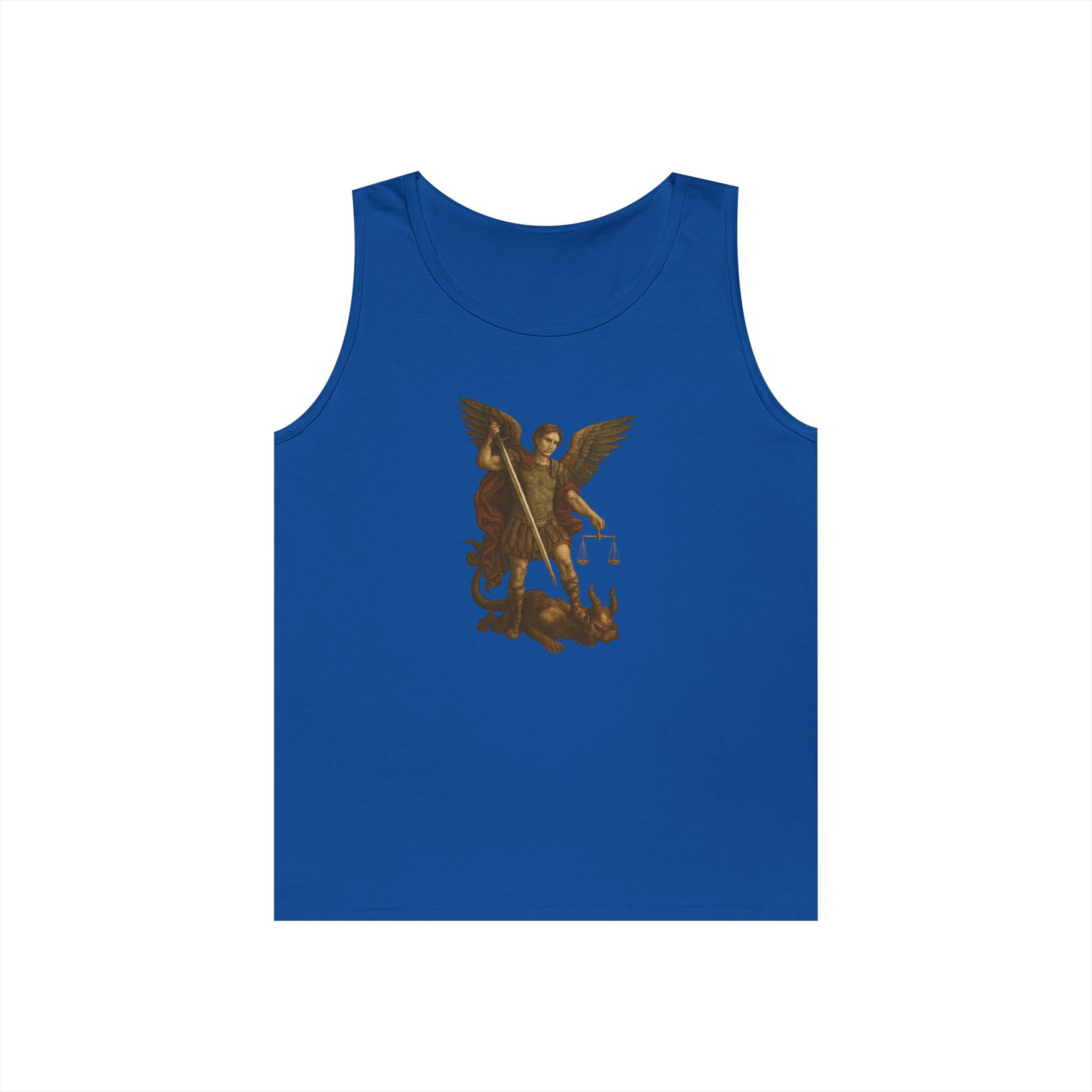 Michael The Arch Angel (No Text) Heavy Cotton Tank Top