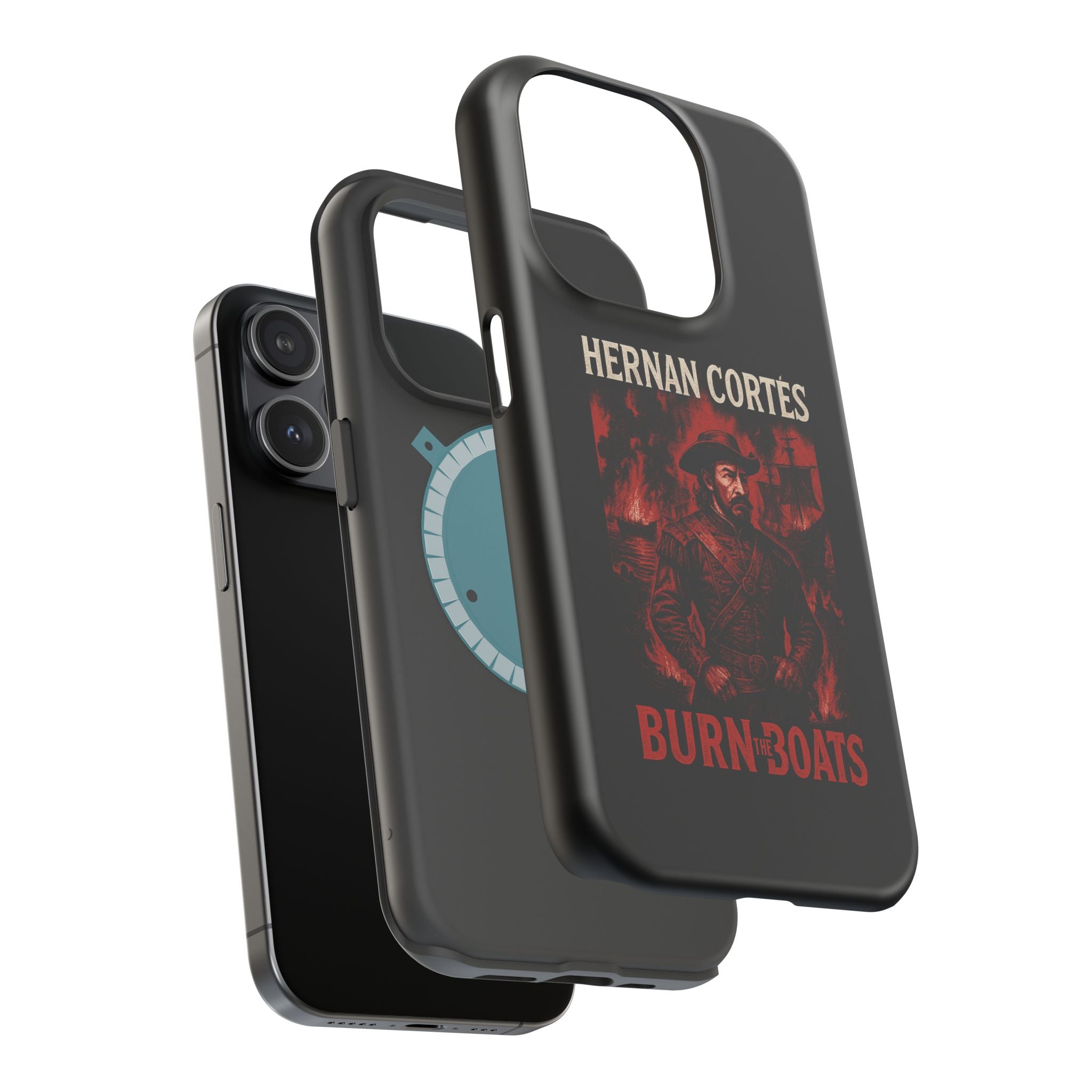 Hernan Cortes Impact-Resistant Magnetic Phone Case