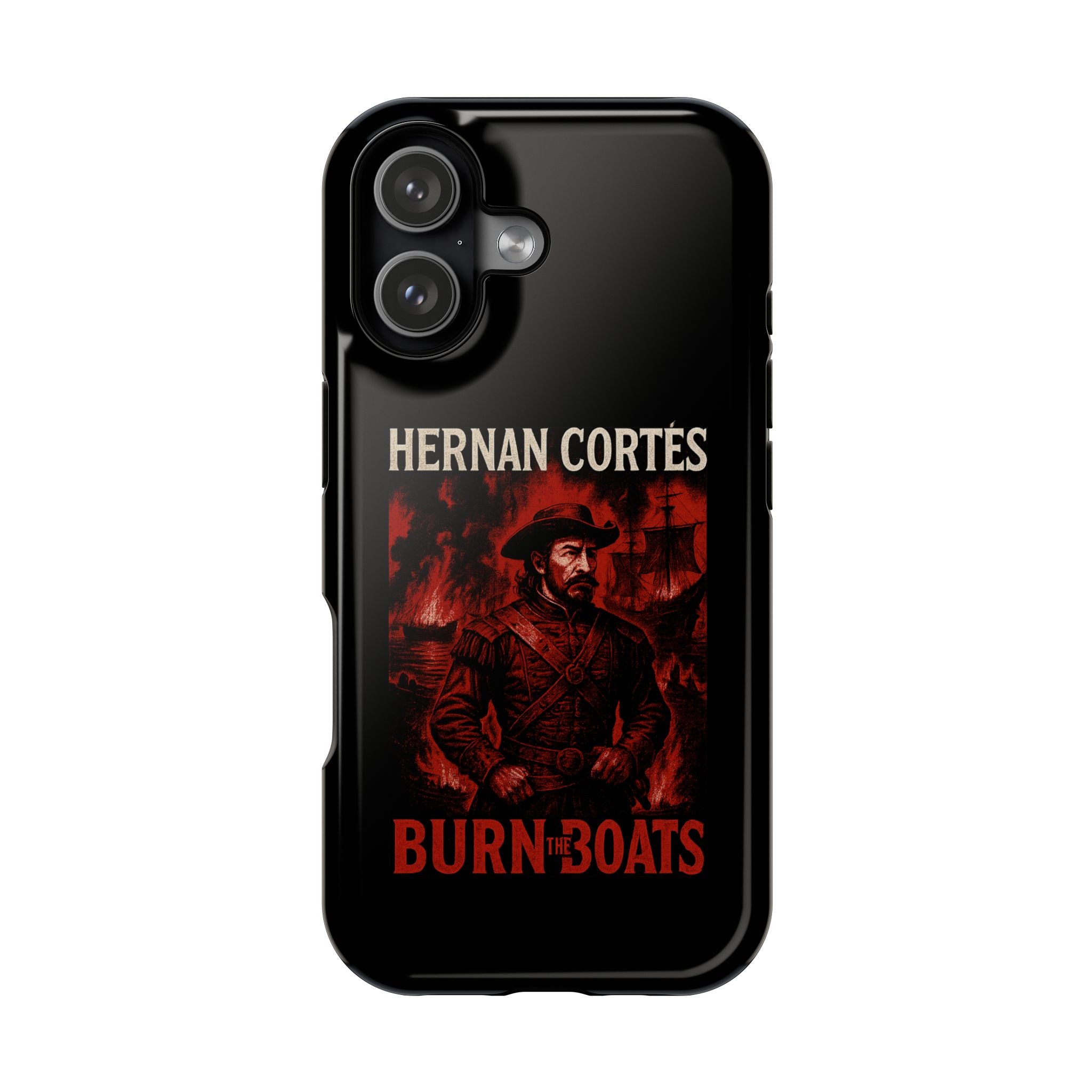Hernan Cortes Impact-Resistant Magnetic Phone Case