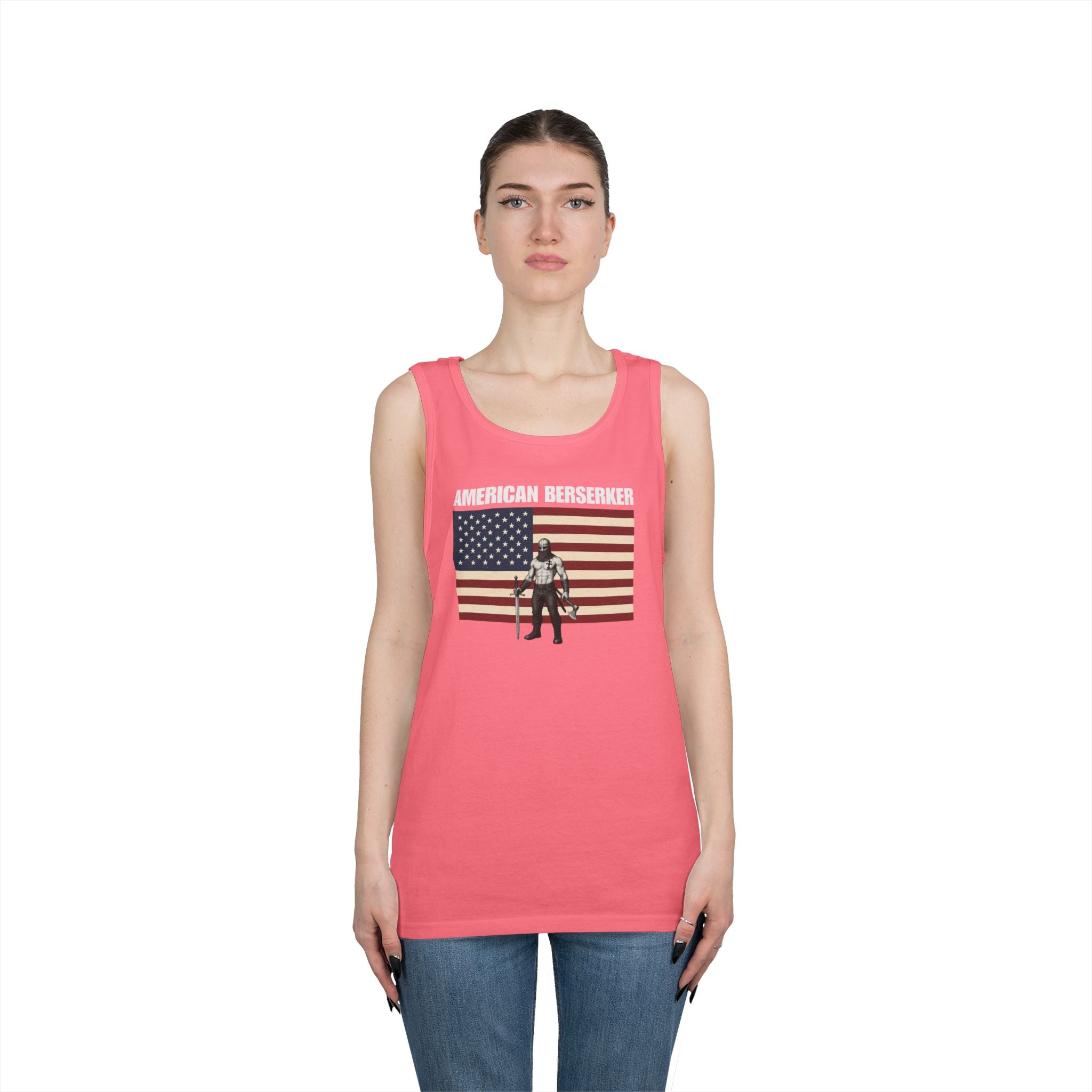 Bold American Berserker Heavy Cotton Tank Top