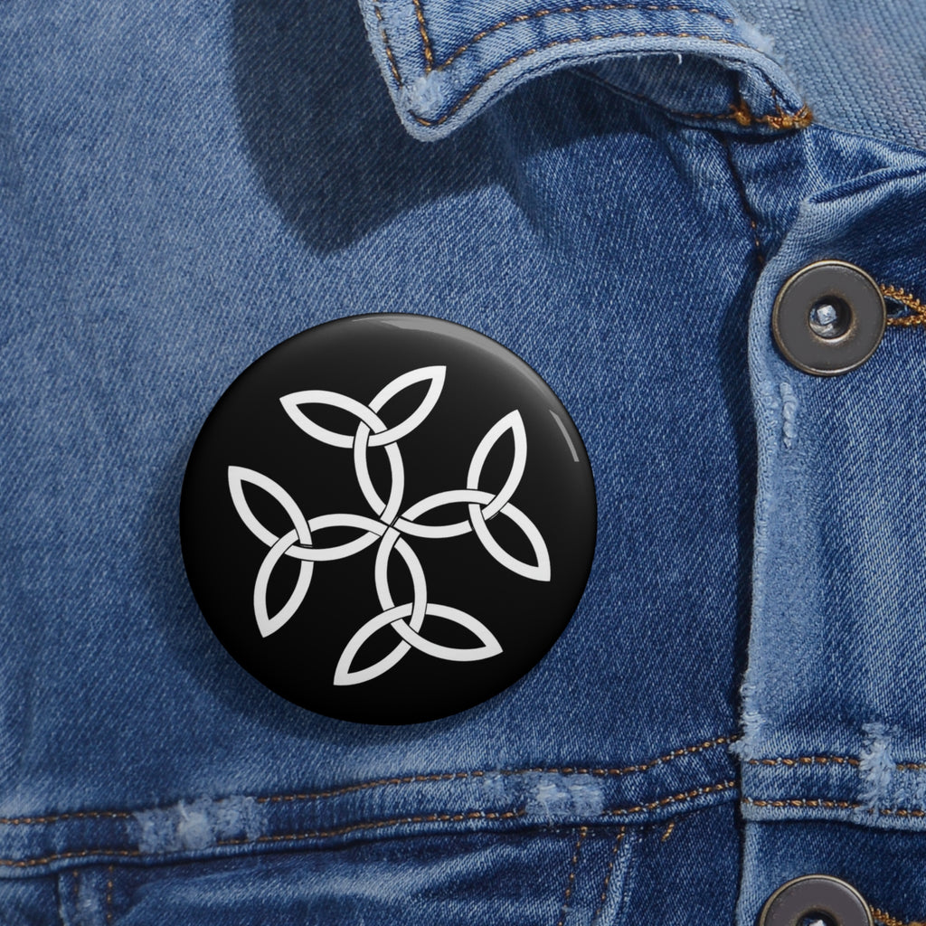 Frankish Cross Custom Pin Buttons