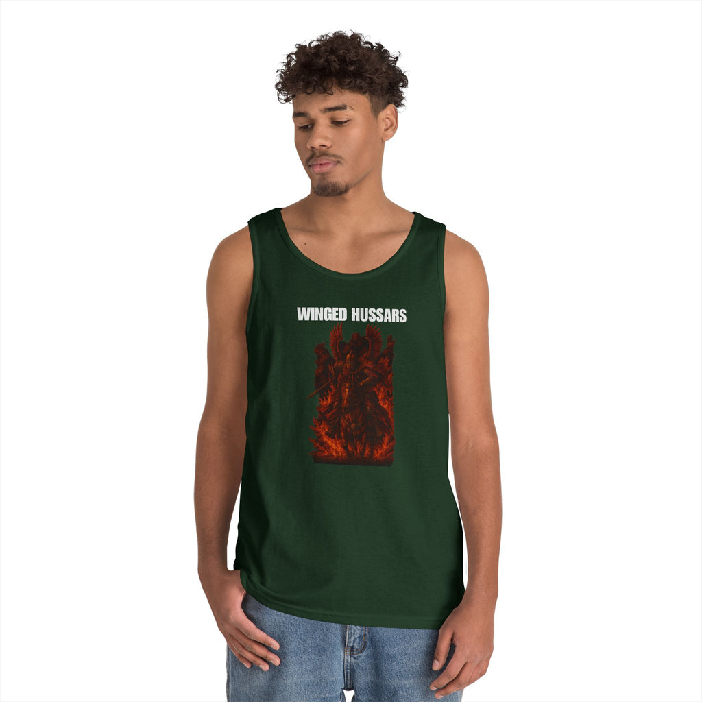Winged Hussars Fiery Heavy Cotton Tank Top