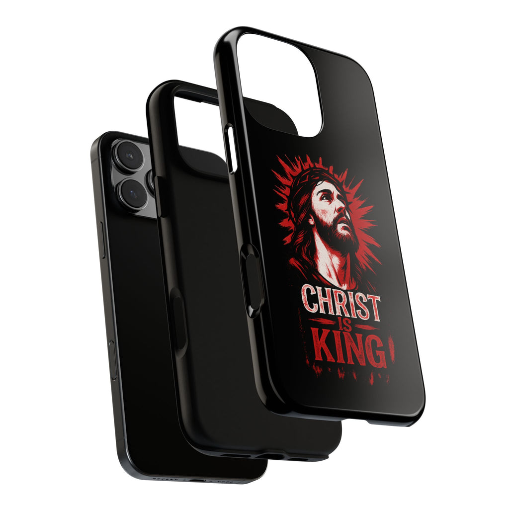 Christ is King Phone Case, Tough Phone Cover for Christian Faith