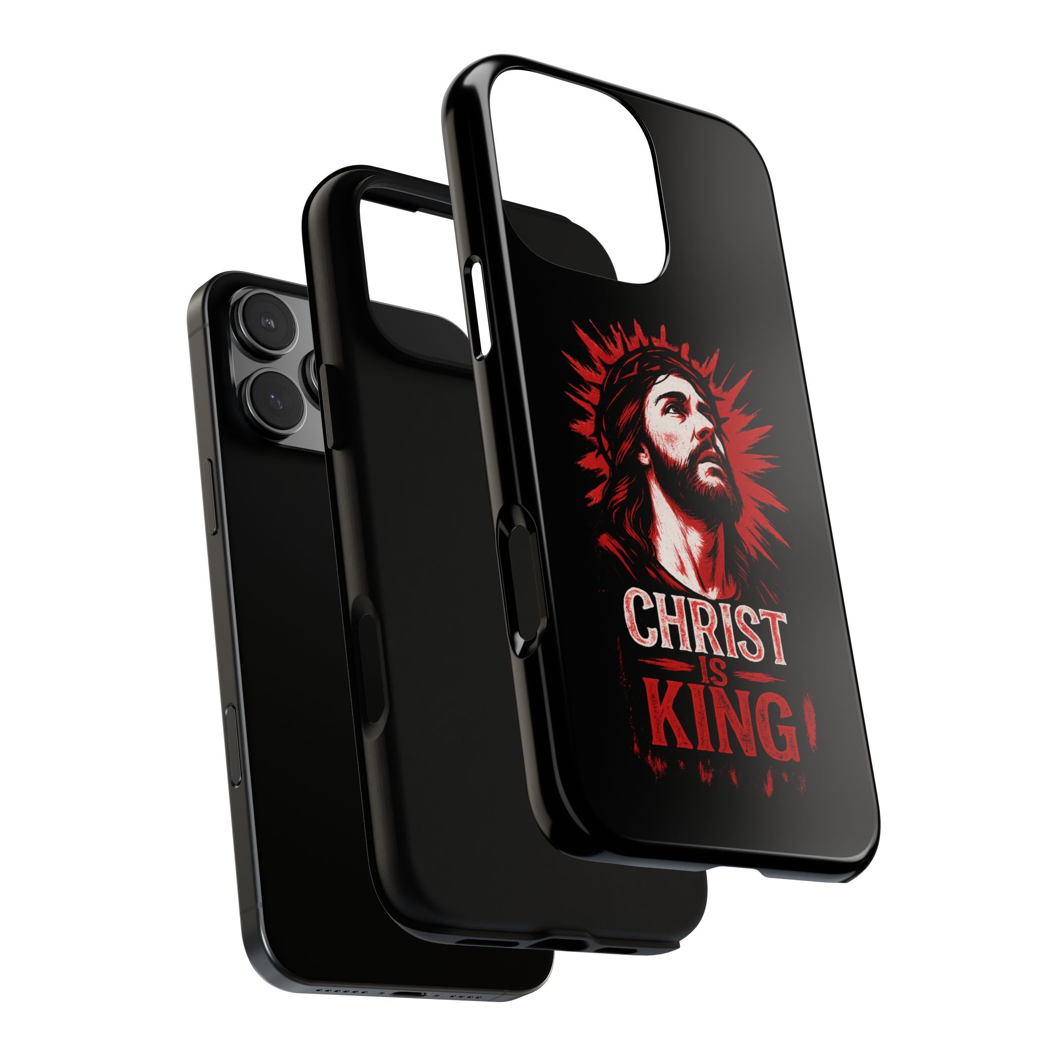 Christ is King Phone Case, Tough Phone Cover for Christian Faith