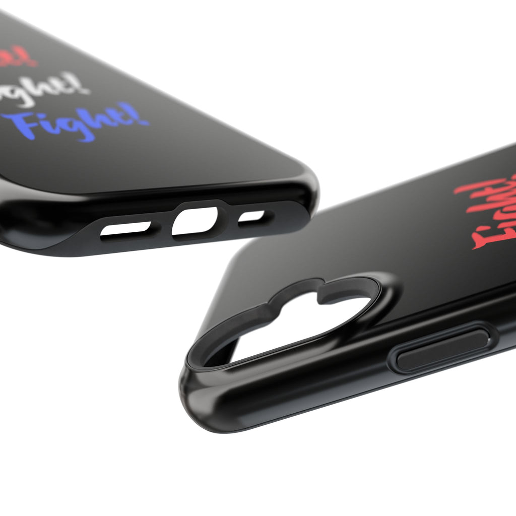 Magnetic Phone Cases, Motivational Phone Cover, Fight! Fight! Fight! Case, Personalized Phone Accessory, Unique Gift for Fighters