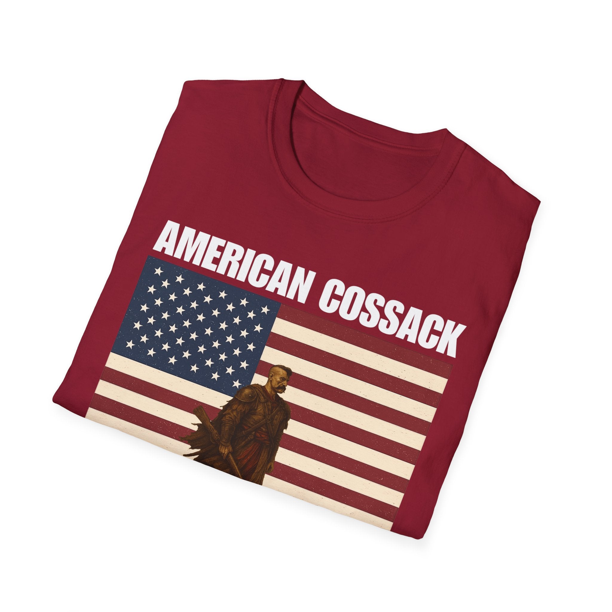 Patriotic American Cossack Softstyle T-Shirt