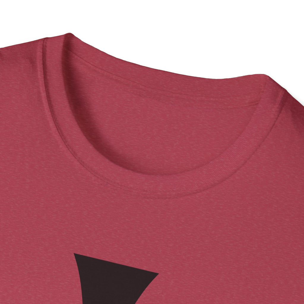 Teutonic Cross Black Design Softstyle Cotton T-Shirt