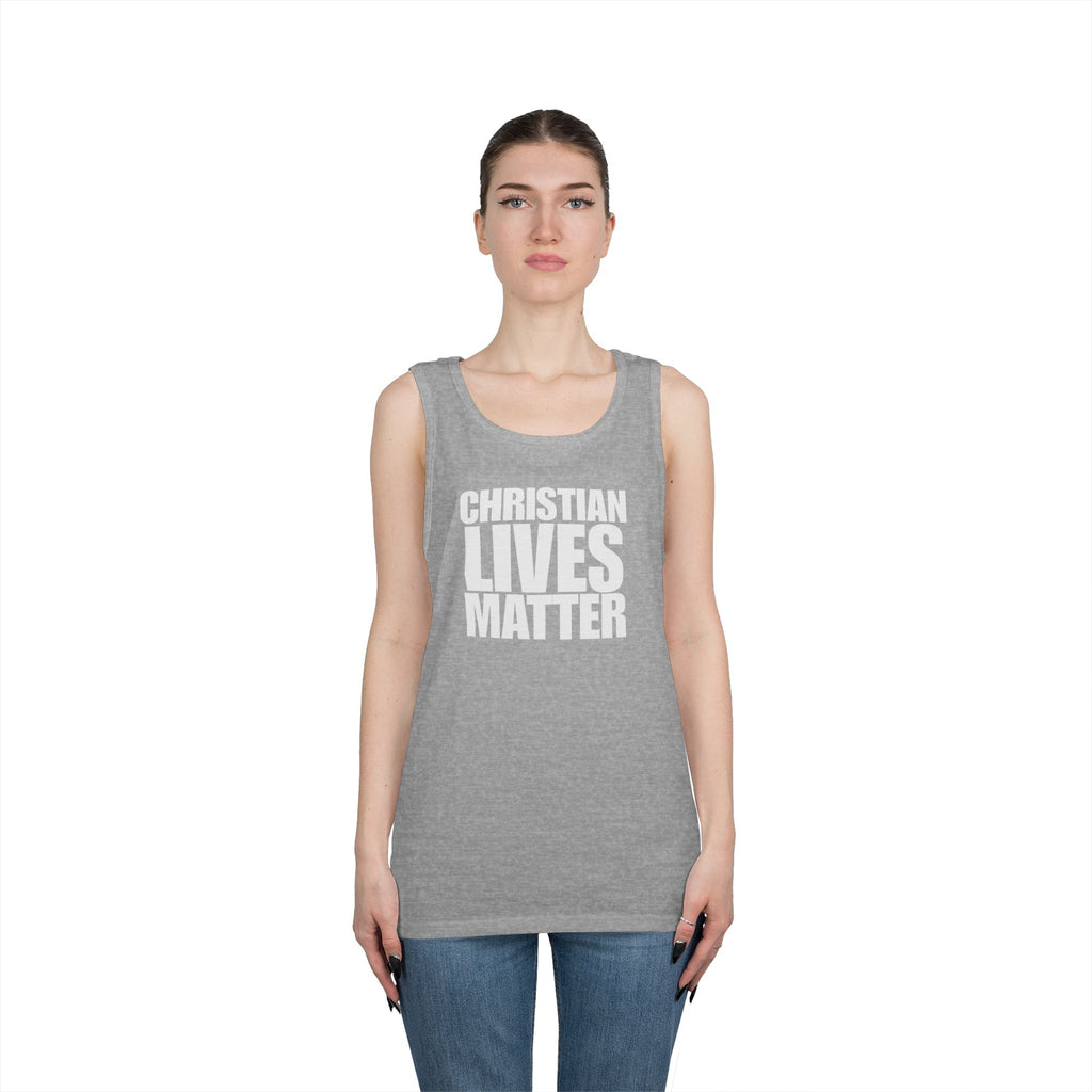 Christian Lives Matter Heavy Cotton Tank Top