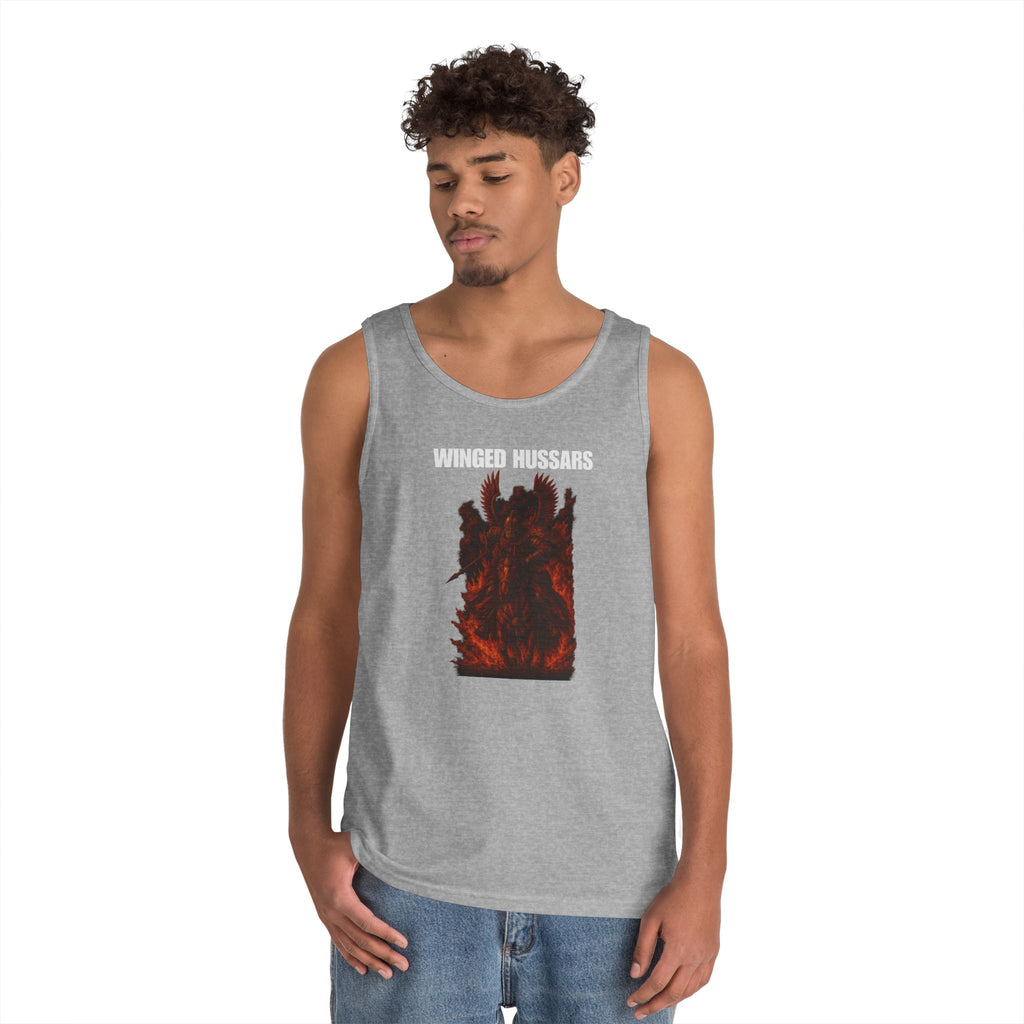 Winged Hussars Fiery Heavy Cotton Tank Top