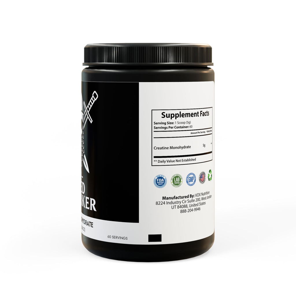 Creatine Monohydrate Supplement (300g, 10.58oz) - The Based Berserker Brand Creatine