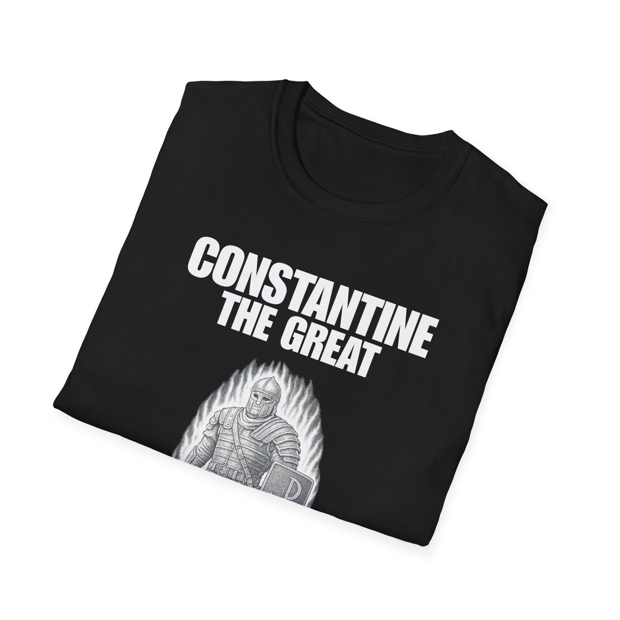 Constantine the Great White Design Unisex Softstyle T-Shirt
