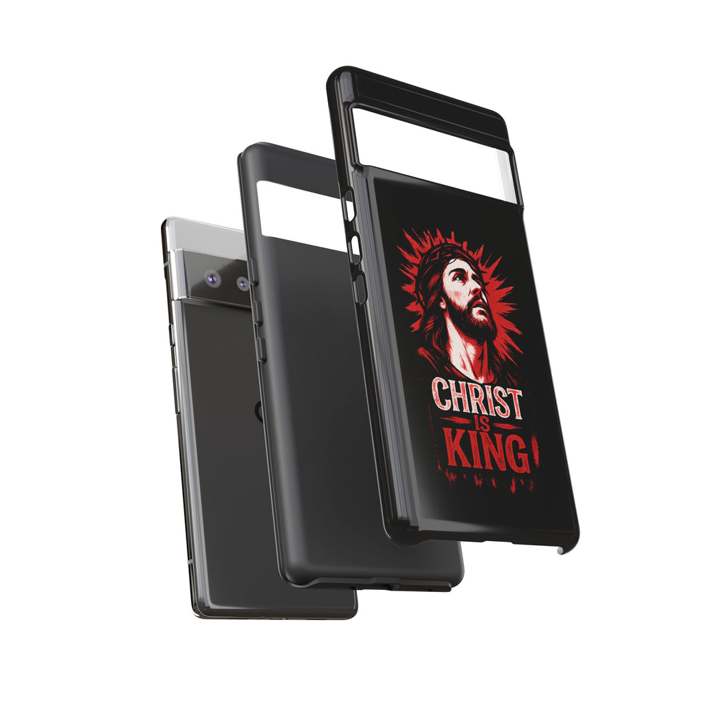 Christ is King Phone Case, Tough Phone Cover for Christian Faith