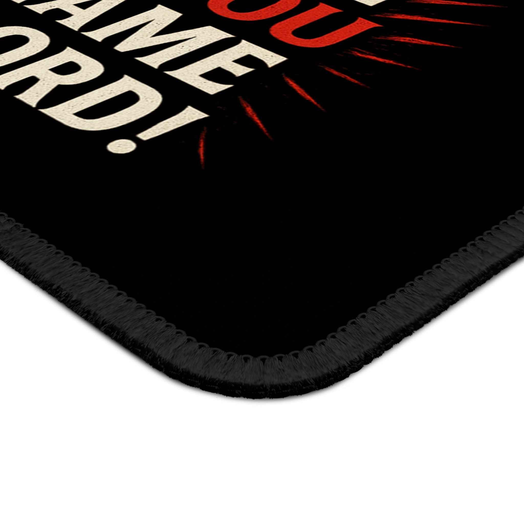 Inspirational Bible Verse Gaming Mouse Pad 1 Samuel 17:45