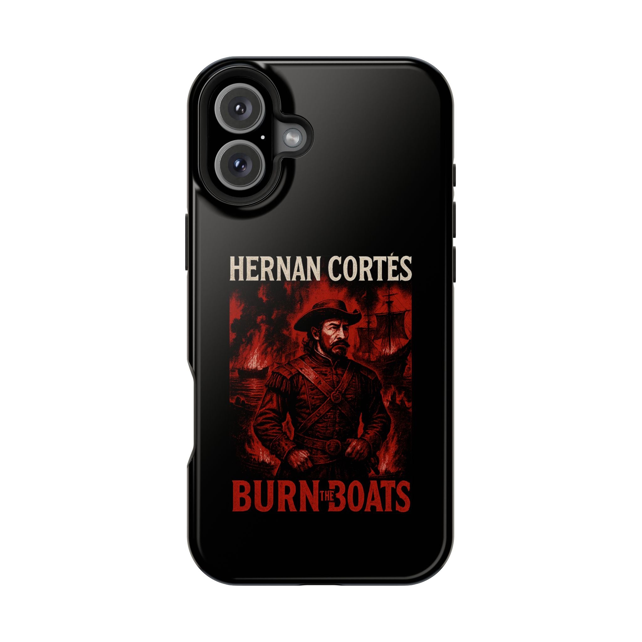 Hernan Cortes Impact-Resistant Magnetic Phone Case