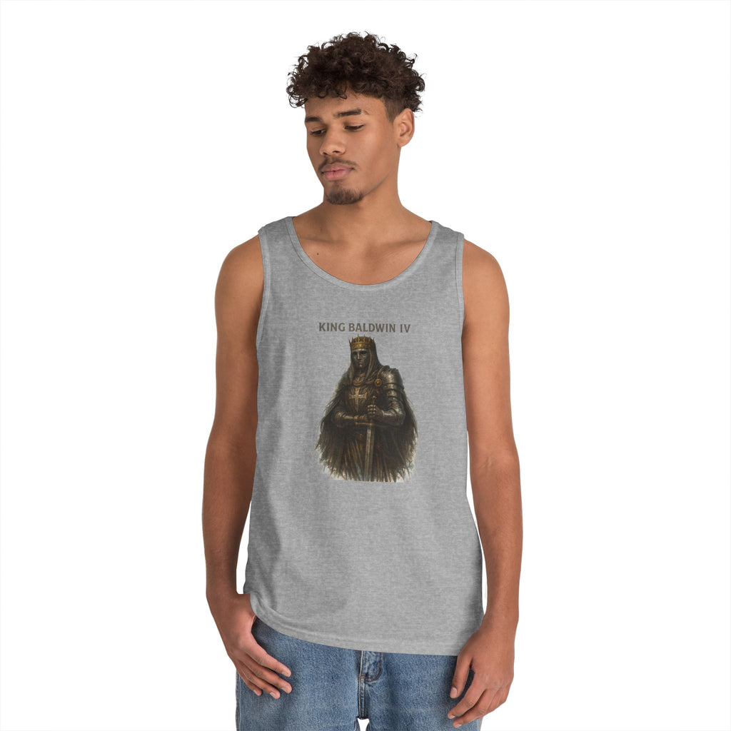 King Baldwin IV Unisex Heavy Cotton Tank Top