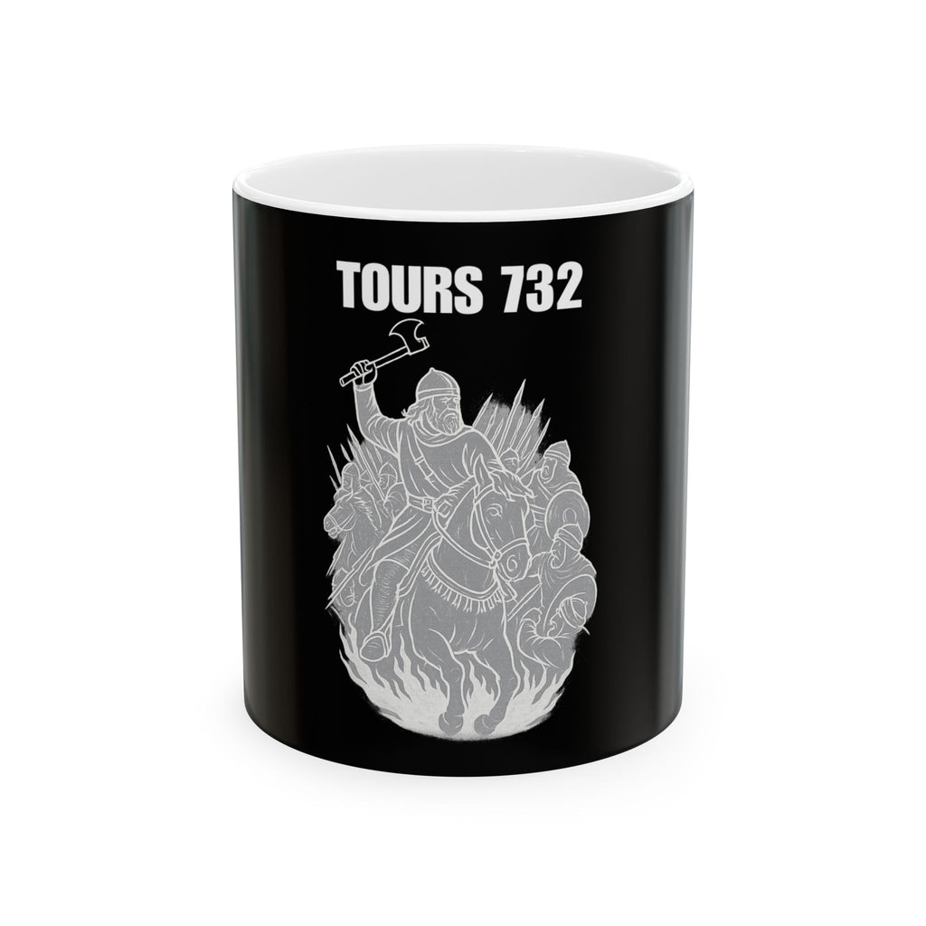 Historic Battle Battle of Tours Charles "The Hammer" Martel Ceramic Mug