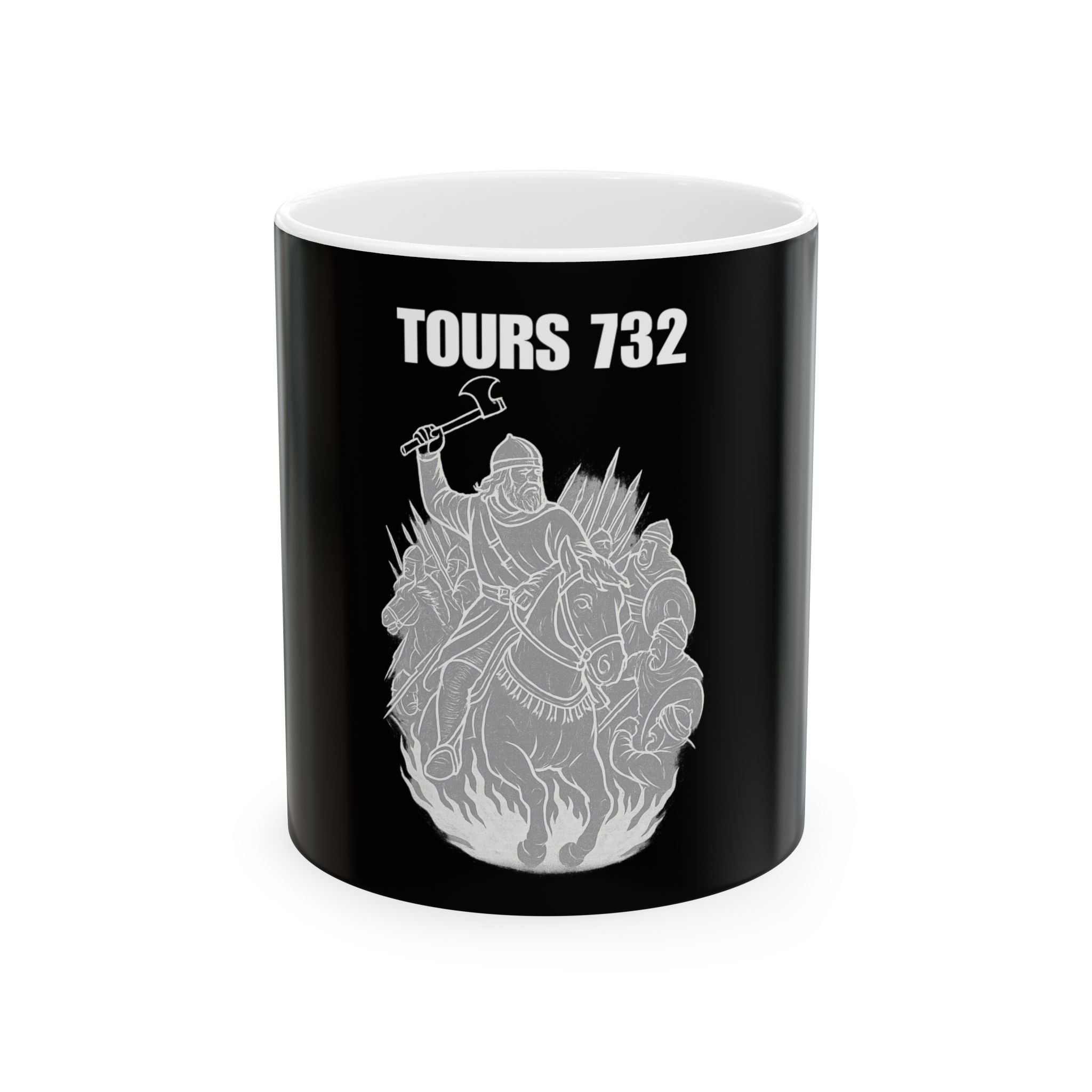 Historic Battle Battle of Tours Charles "The Hammer" Martel Ceramic Mug