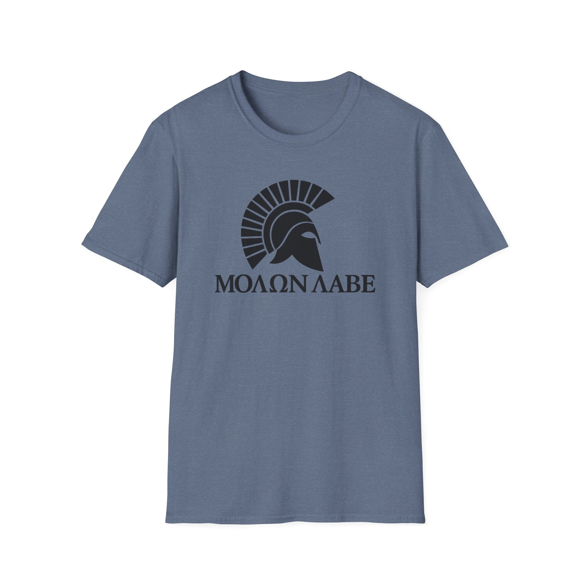 Molon Labe "Come and Take It!" in Greek Black Design Softstyle Cotton T-Shirt Softstyle Cotton T-Shirt
