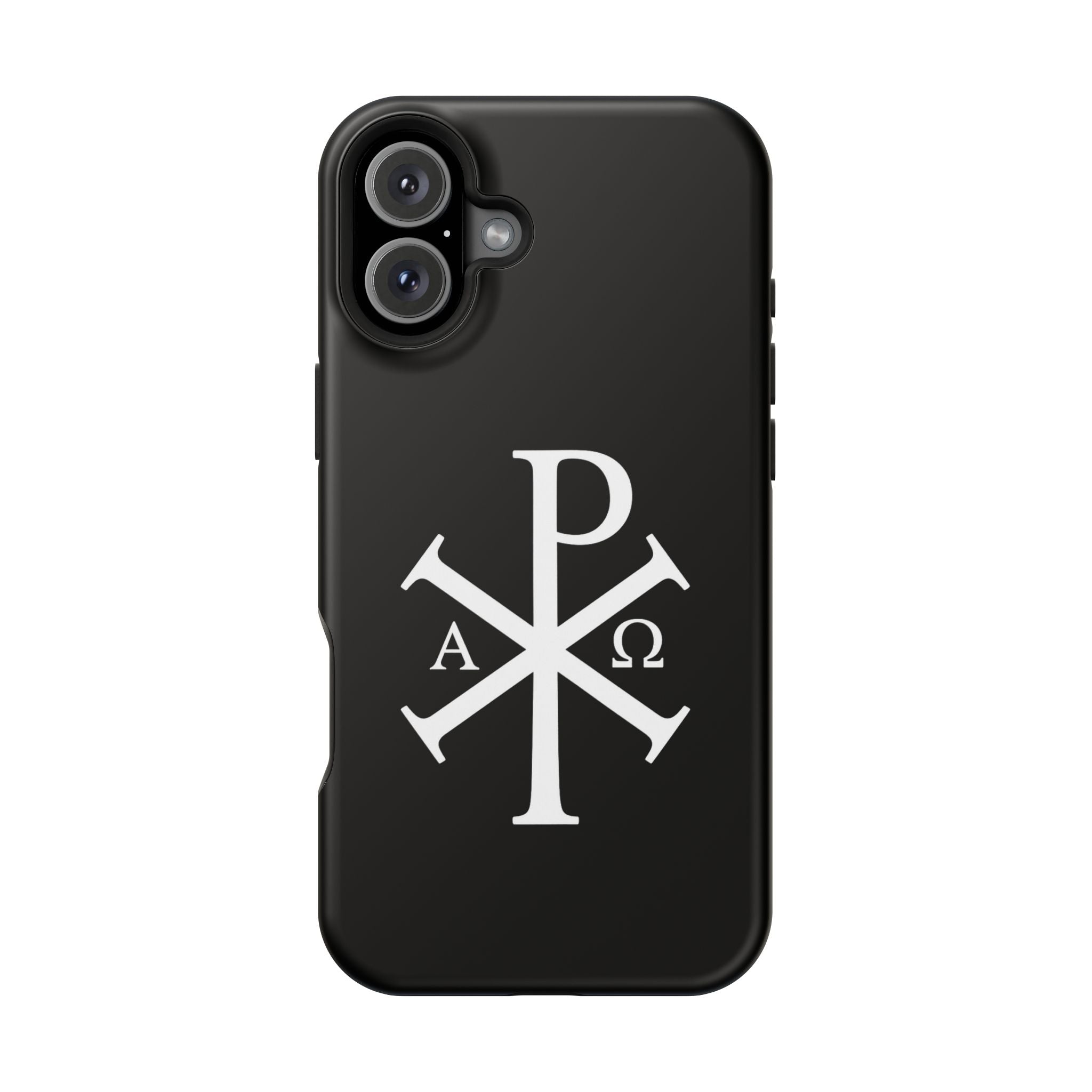 Pi Chi Rho White Design Magnetic Impact-Resistant Cases