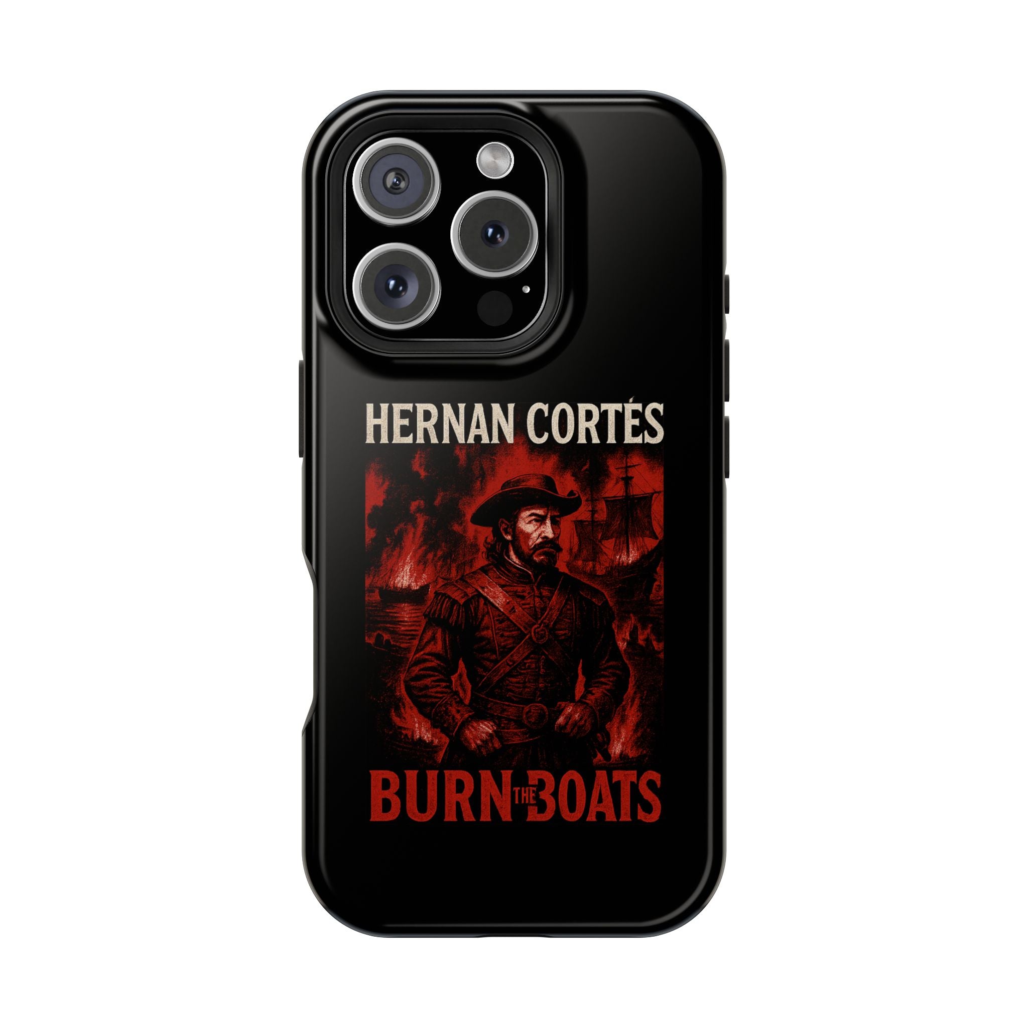 Hernan Cortes Impact-Resistant Magnetic Phone Case