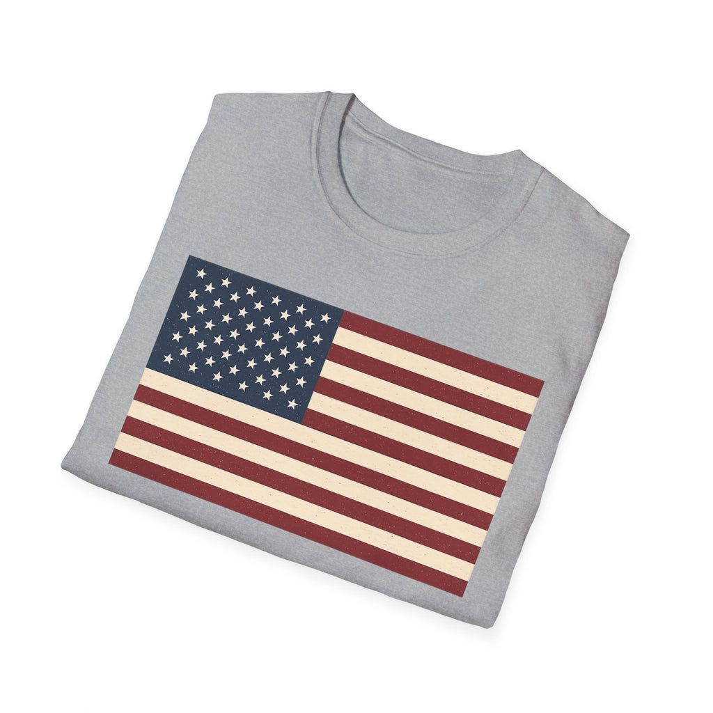 American Flag Softstyle Cotton Shirt T-Shirt