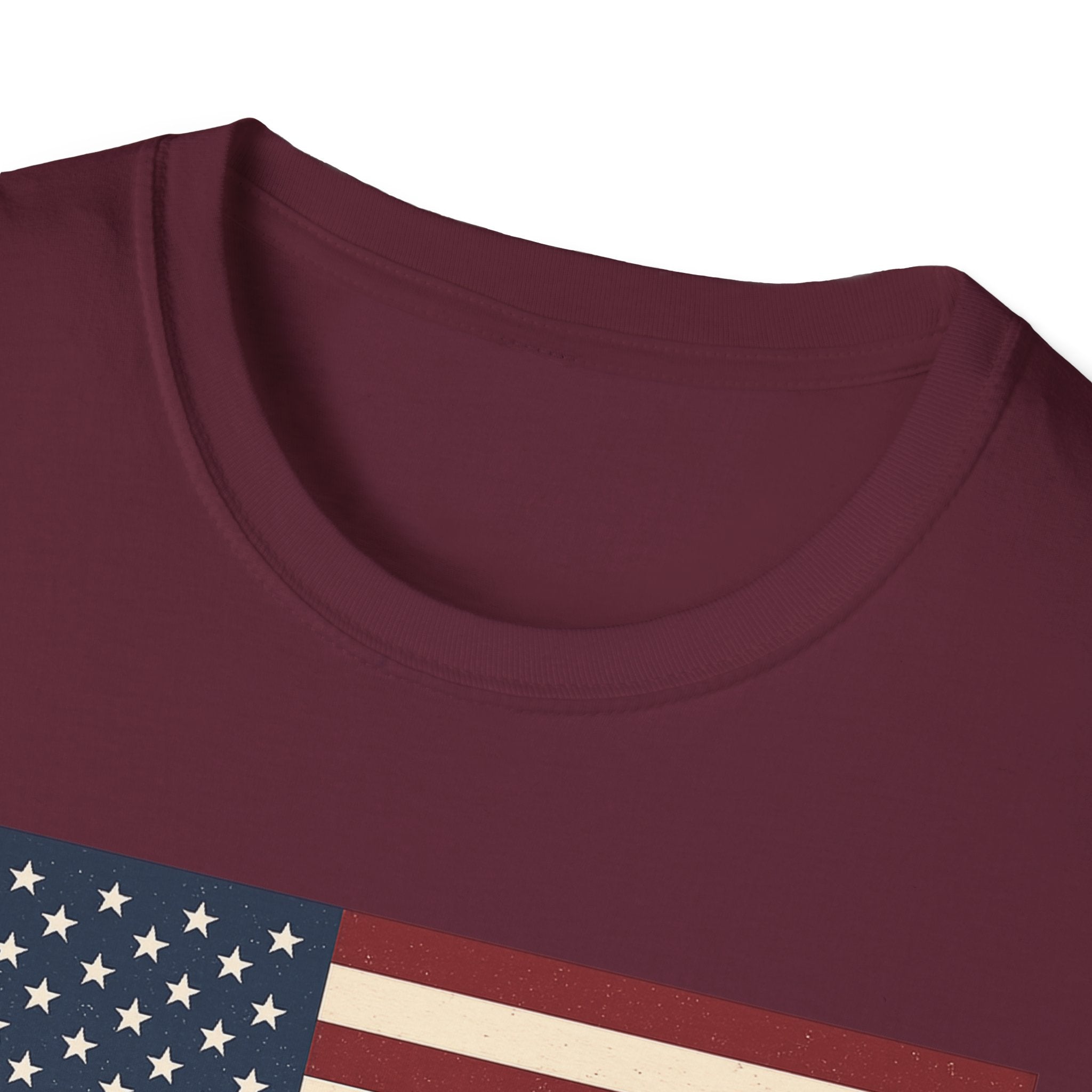 American Flag Softstyle Cotton Shirt T-Shirt