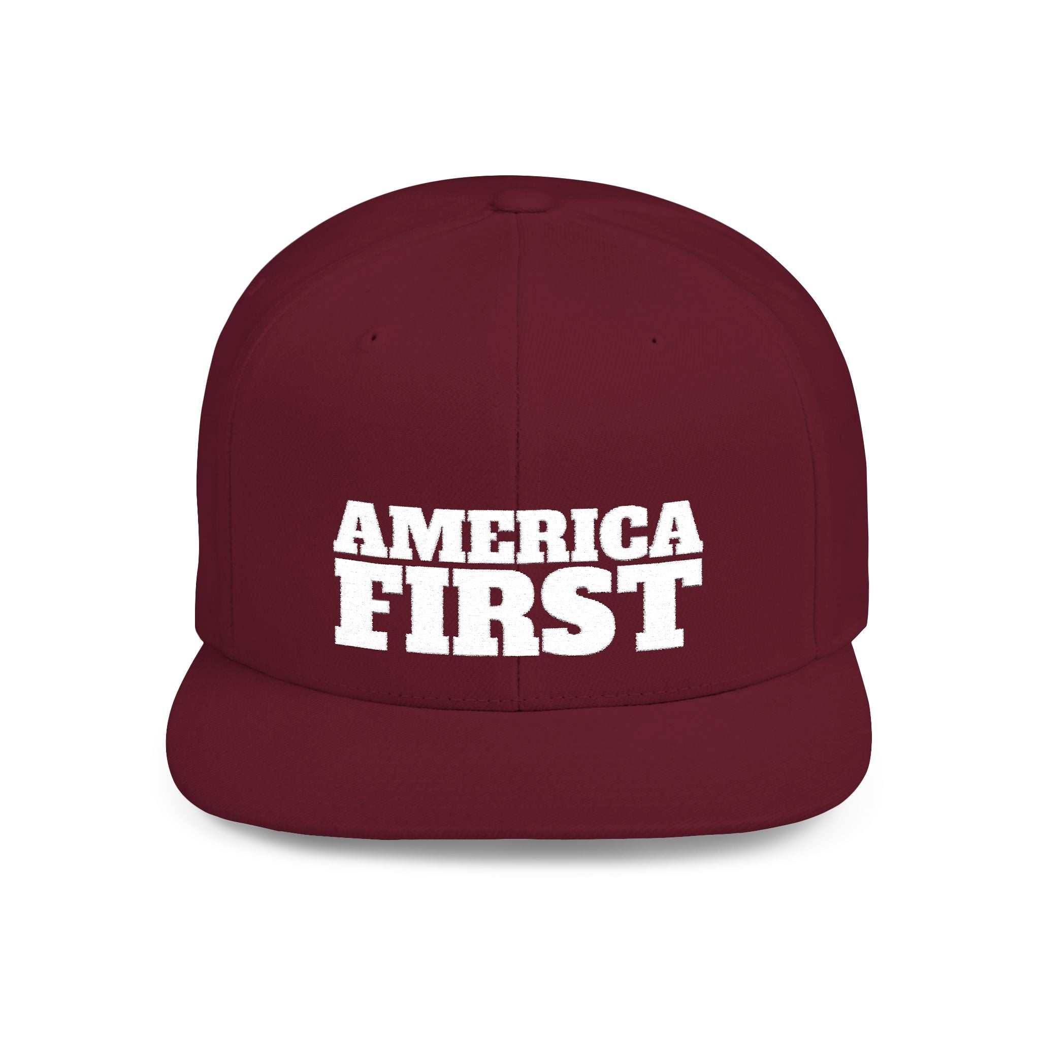 America First Snapback Cap, America First Adjustable Baseball Cap