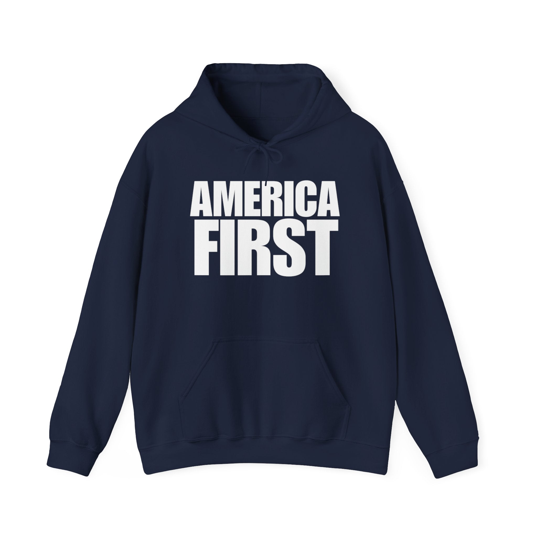 America First Pull Over Hoodie Sweatshirt