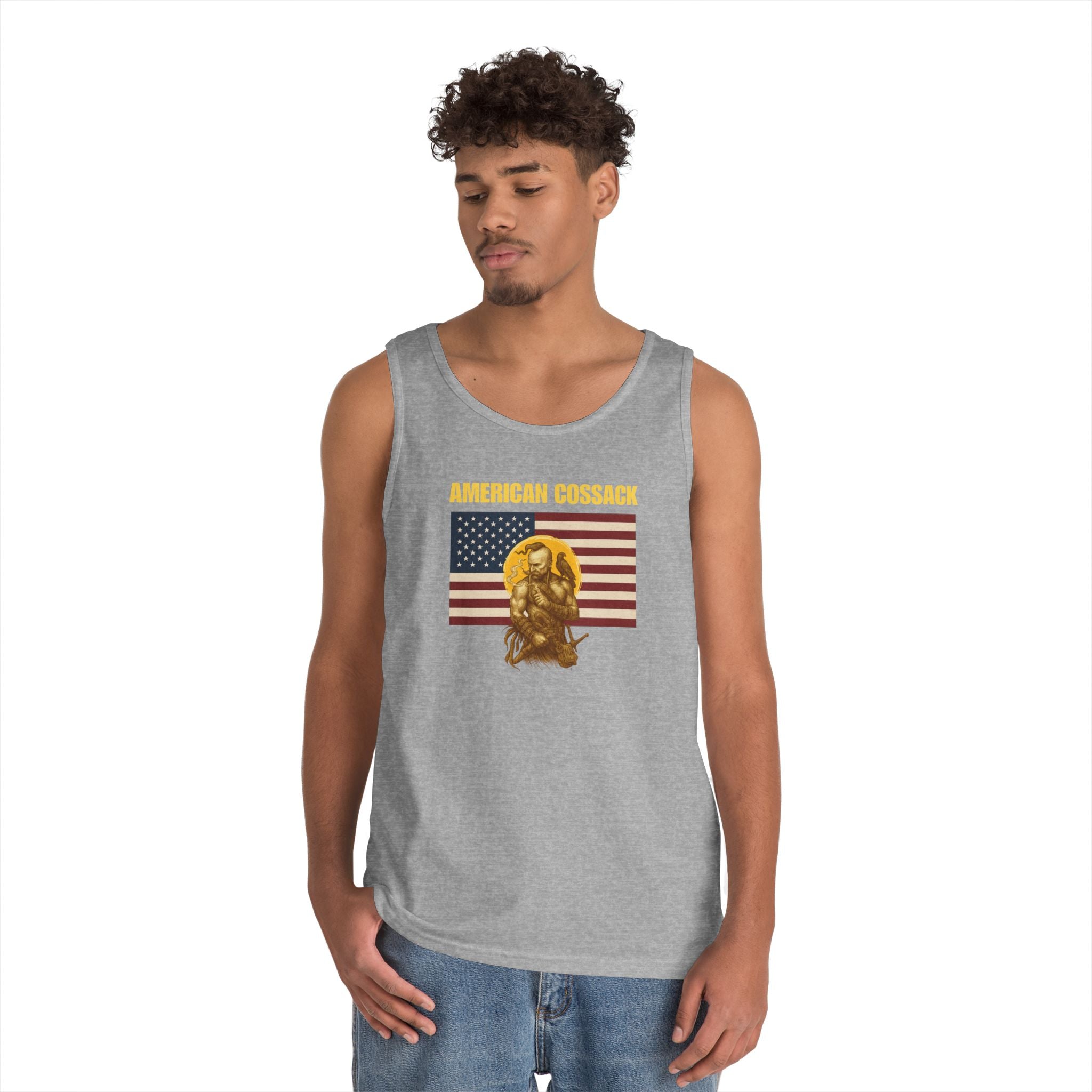 American Cossack Heavy Cotton Tank Top