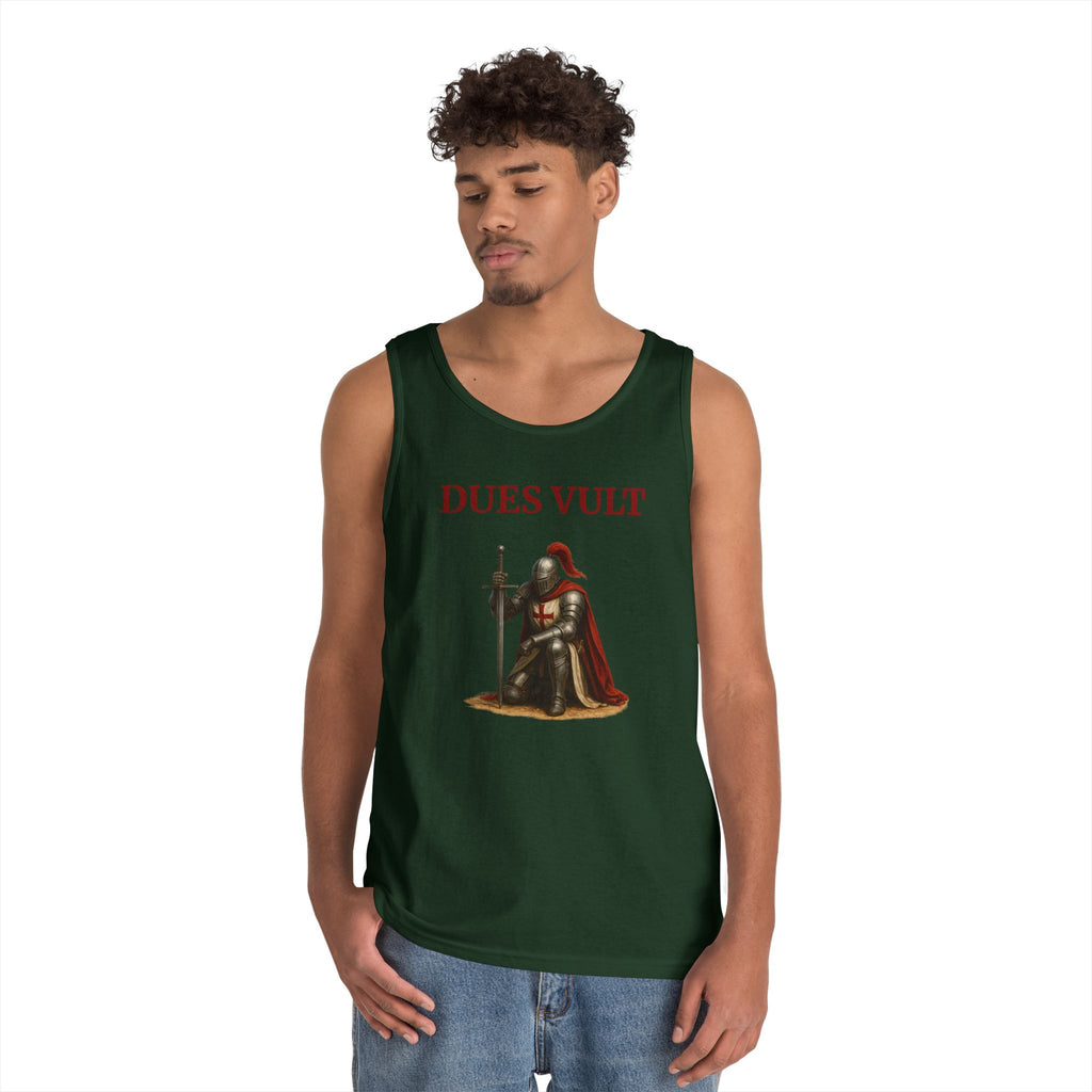 Knight-Inspired Dues Vult Crusader Tank Top