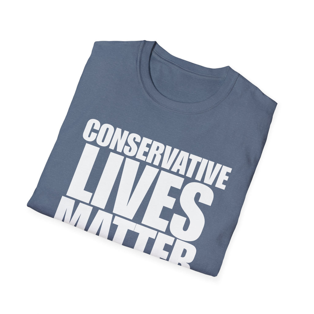 Conservative Lives Matter Graphic Cotton T-Shirt