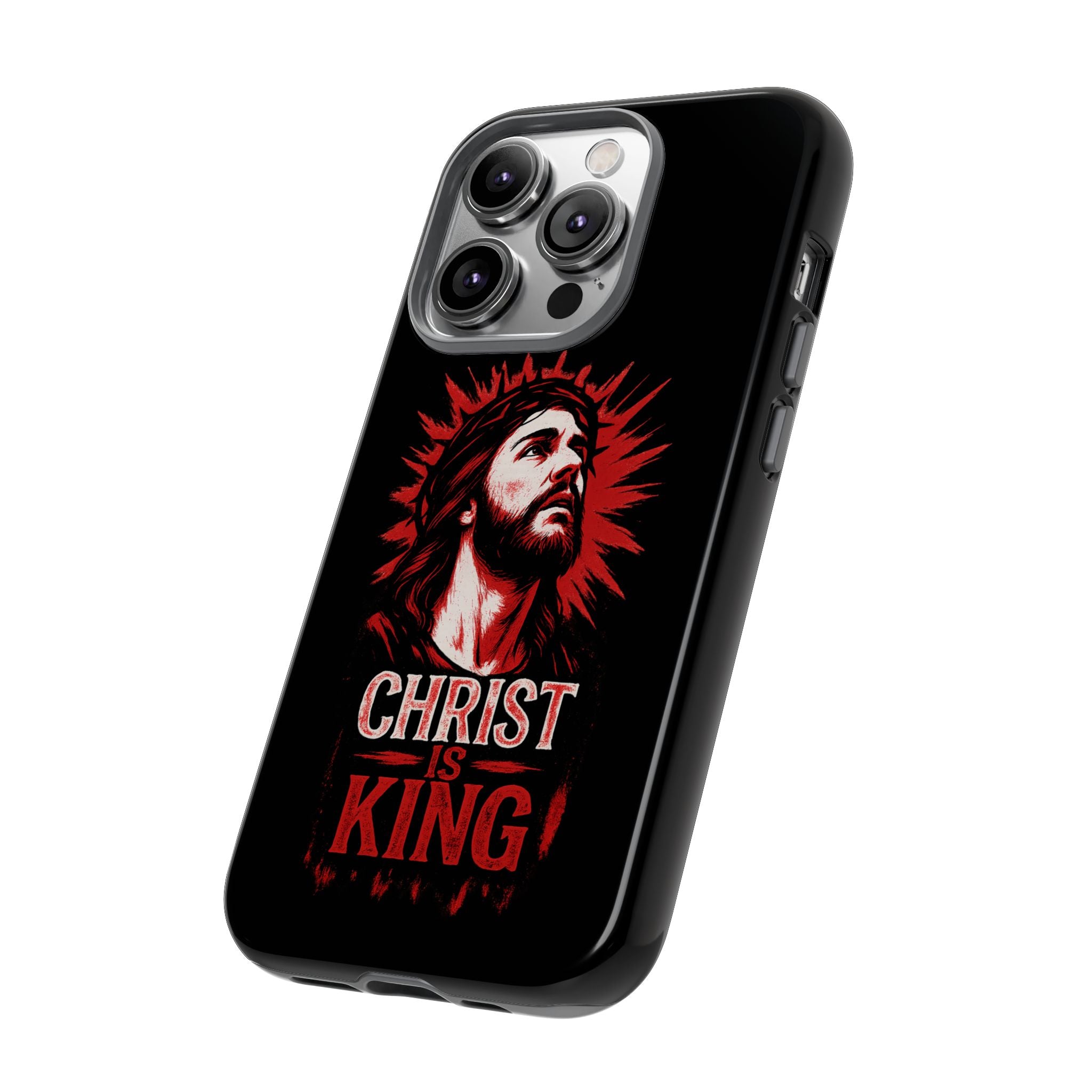 Christ is King Phone Case, Tough Phone Cover for Christian Faith